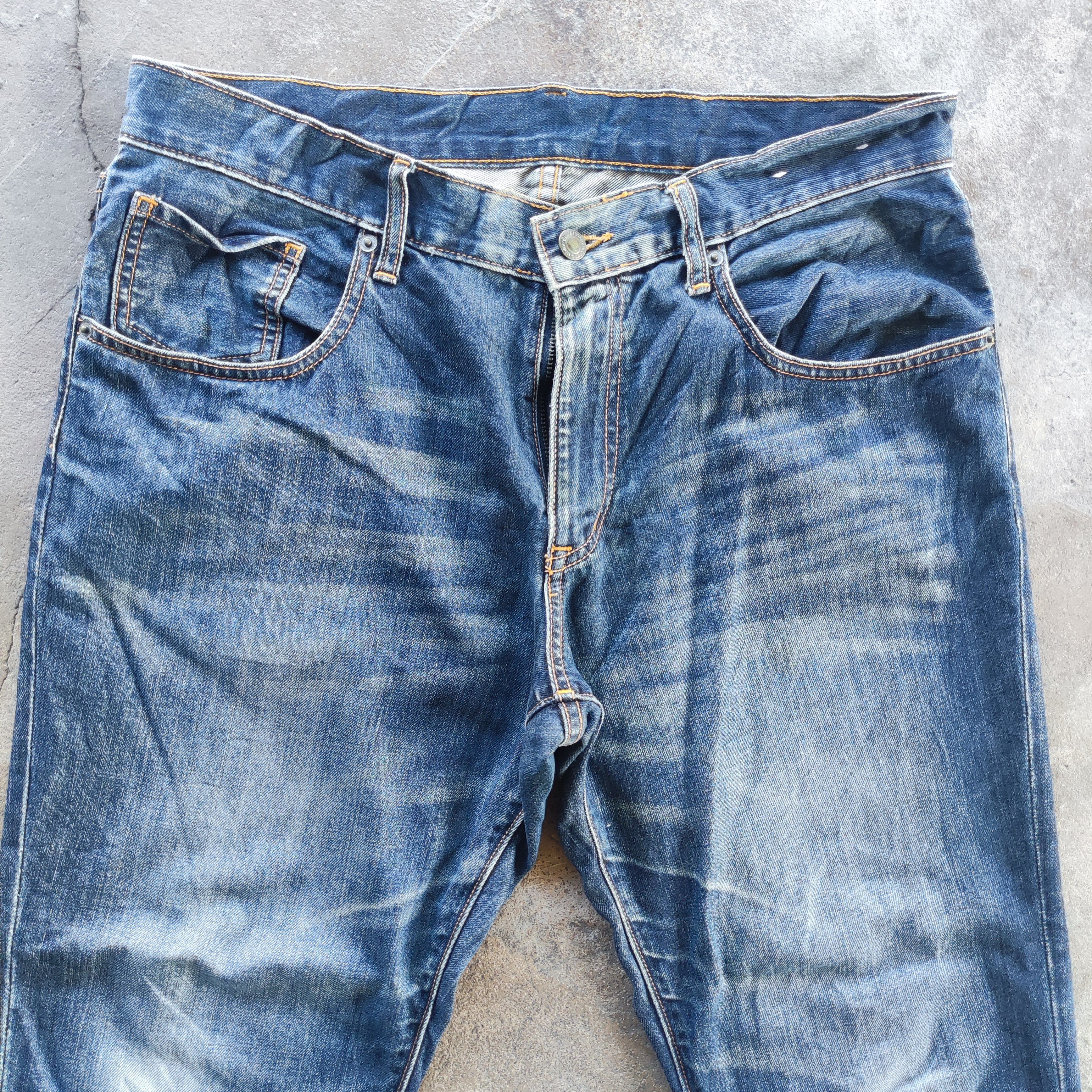 Japanese Brand Vintage Topvalu Brand Buggy Jeans Distressed Pants Size US 34 / EU 50 - 3 Thumbnail