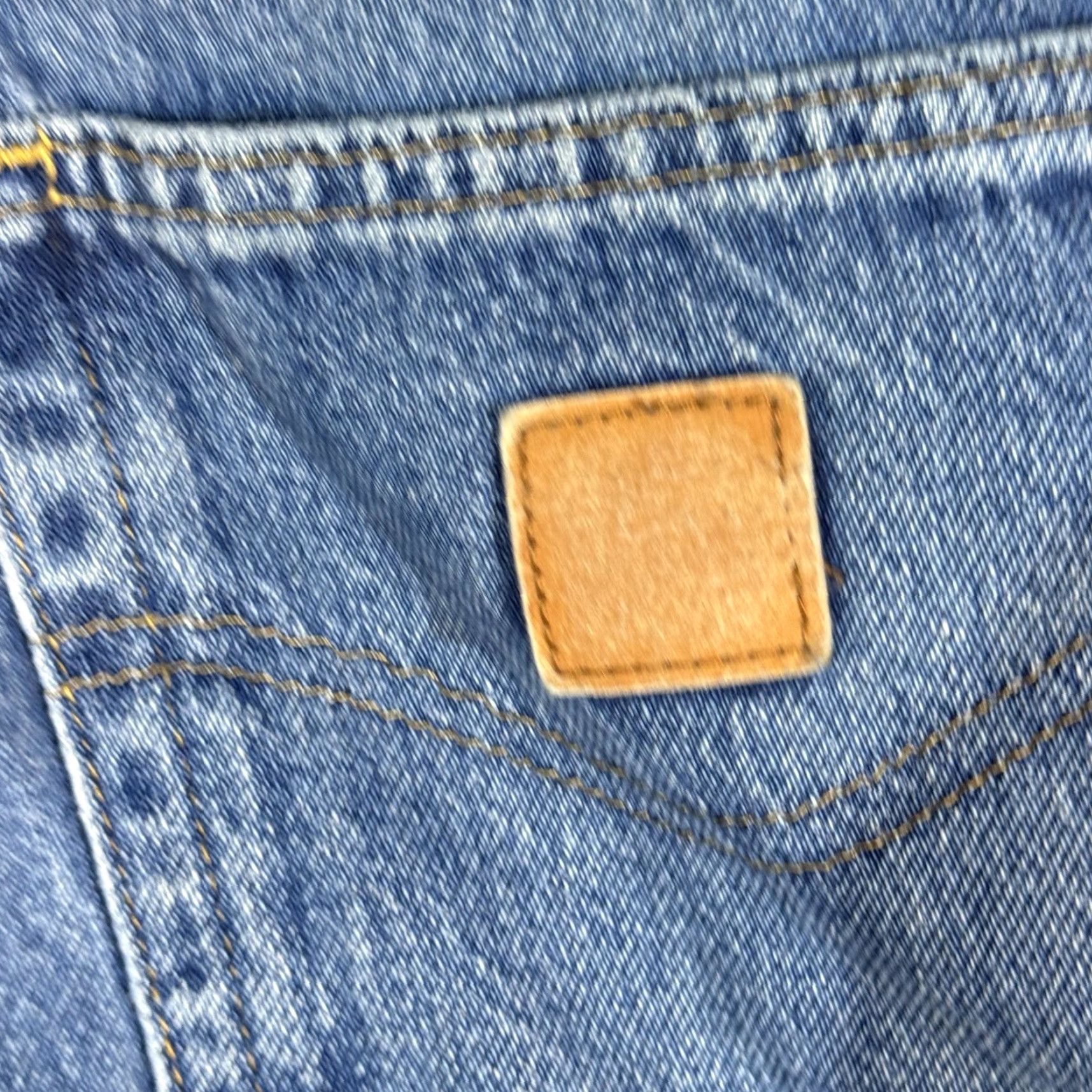 Carhartt VINTAGE Carhartt Jeans Mens 36x32 Blue Denim Relaxed Fit Straight Leg 90s Mens Jeans Size US 36 / EU 52 - 3 Thumbnail