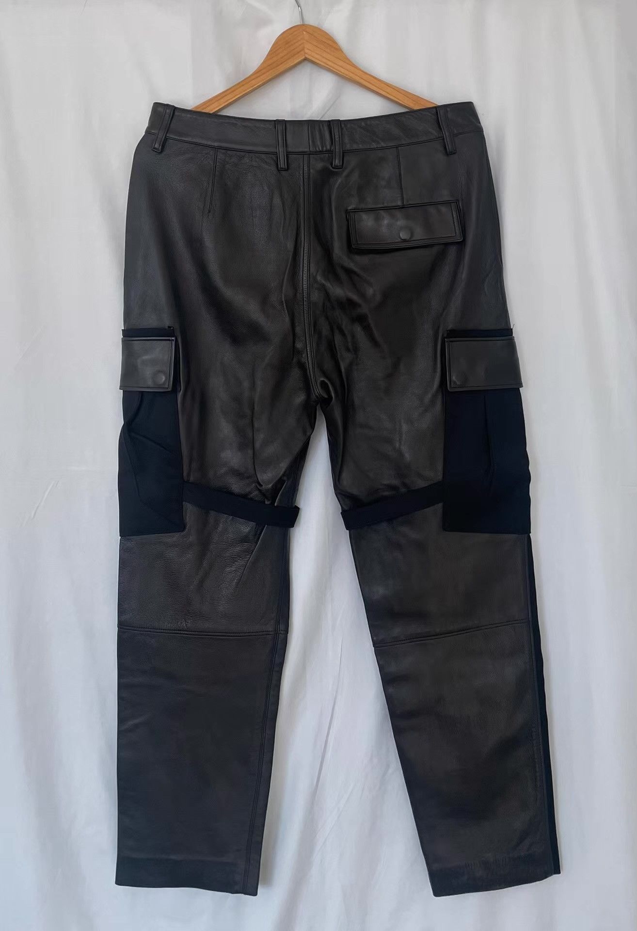 3.1 Phillip Lim 3.1 Phillip Lim Men's Lambskin Cargo Pants Ｑ21 Size US 34 / EU 50 - 2 Thumbnail