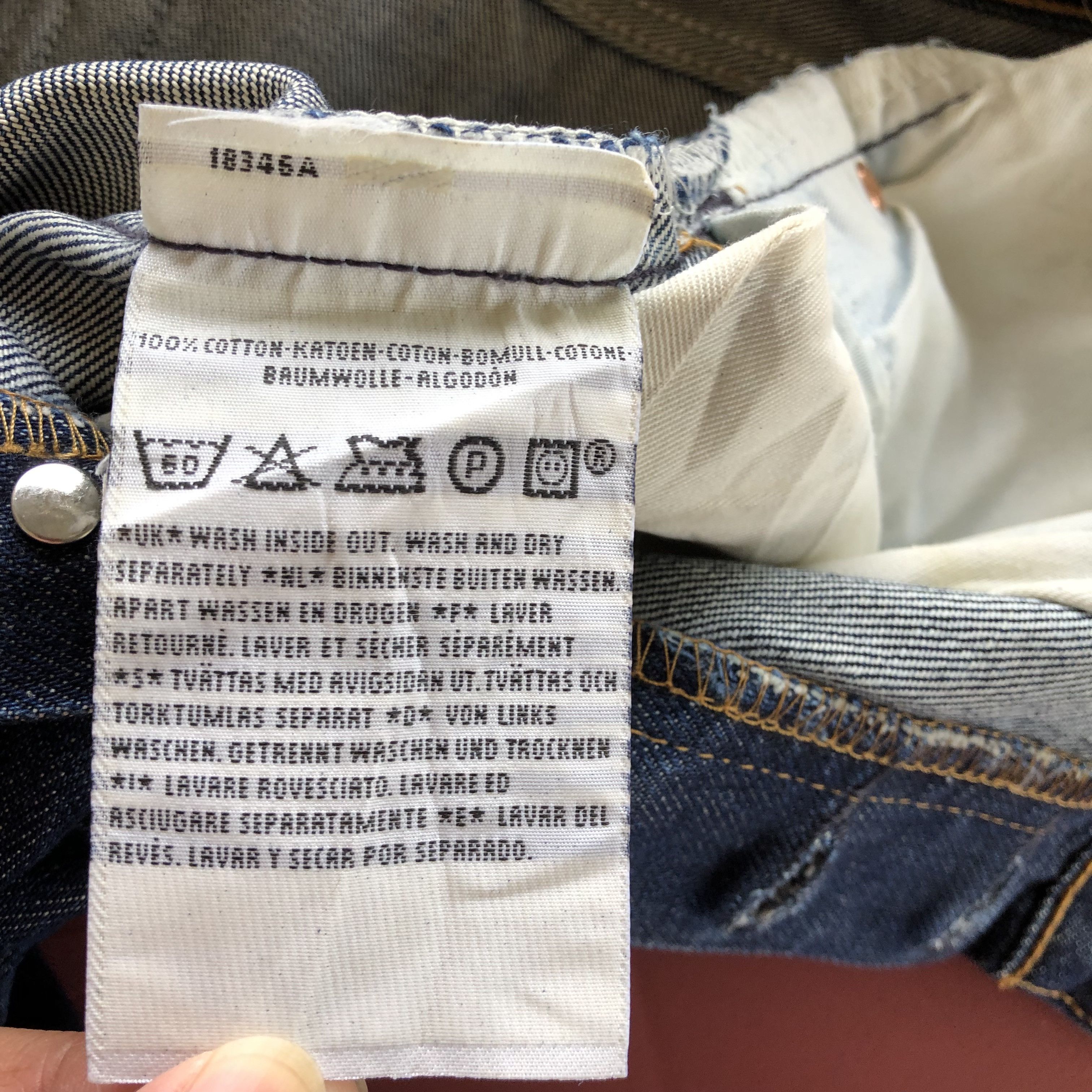 Levi's Vintage Levis 501 Blue Jeans Levi's 501 Distressed Denim Size US 30 / EU 46 - 10 Thumbnail