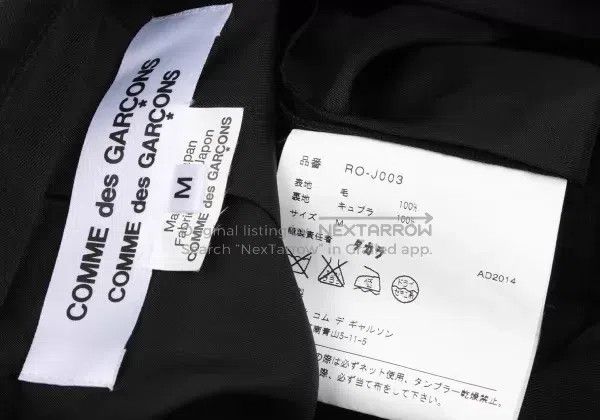 Comme des Garcons Comme des Garcons Black vintage design blazer top Size M / US 6-8 / IT 42-44 - 9 Thumbnail