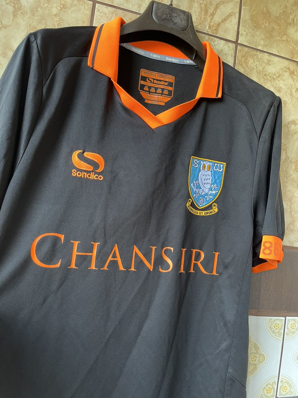Macron Sondico Sheffield Wednesday 2016/2016 away soccer jersey Size US S / EU 44-46 / 1 - 2 Thumbnail