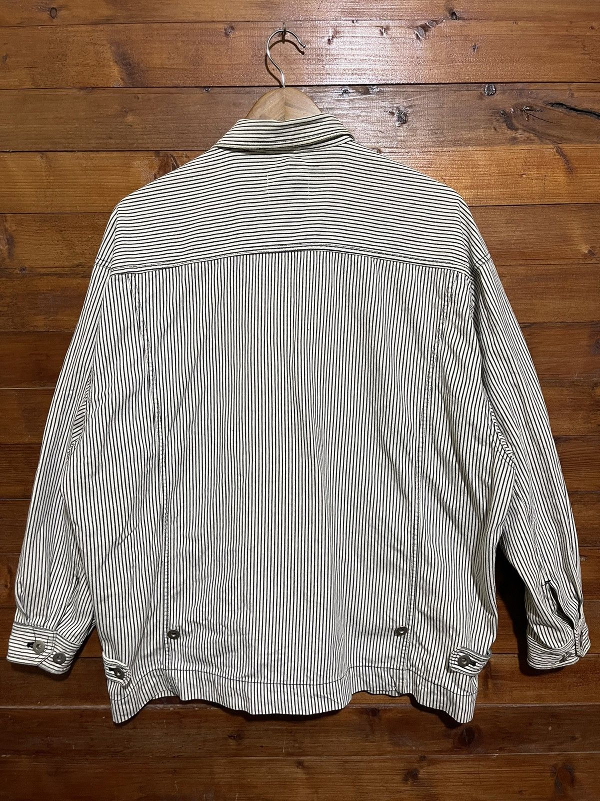 Japanese Brand Vintage be hot hickory stripe jacket Size US L / EU 52-54 / 3 - 2 Thumbnail