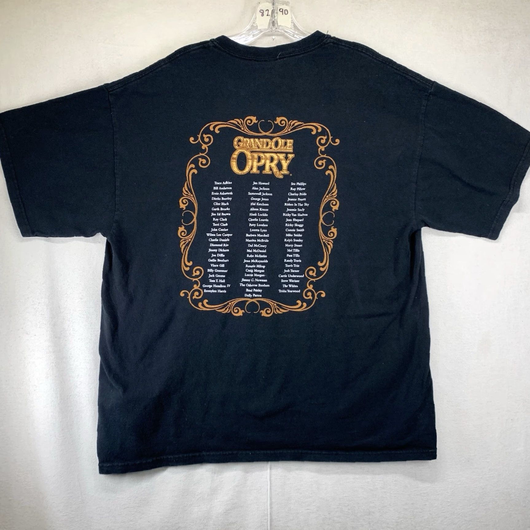 Vintage VINTAGE Grand Ole Opry T-Shirt Men's XL Black Short Sleeve Country Western Double-Sided Graphic Print 2000s Music Size US XL / EU 56 / 4 - 2 Thumbnail