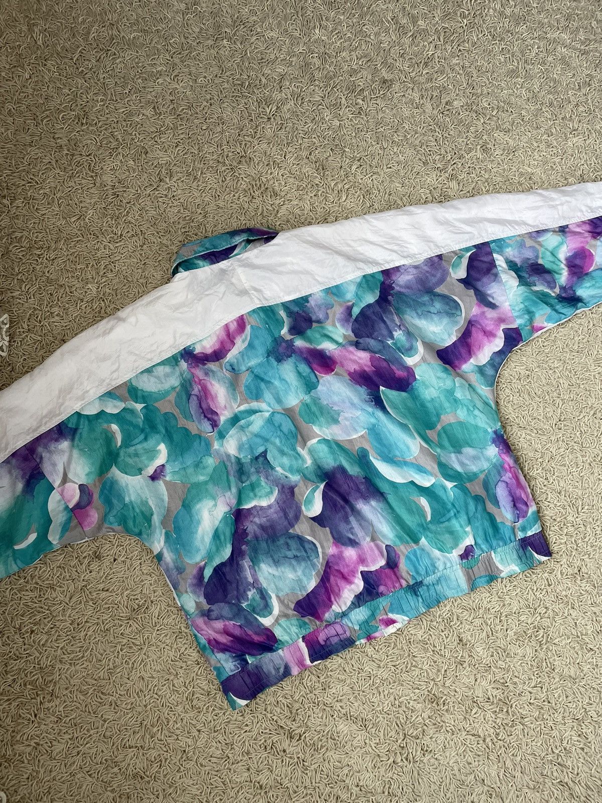 Sergio Tacchini Vintage Sergio Tacchini flower track jacket Size US M / EU 48-50 / 2 - 9 Thumbnail