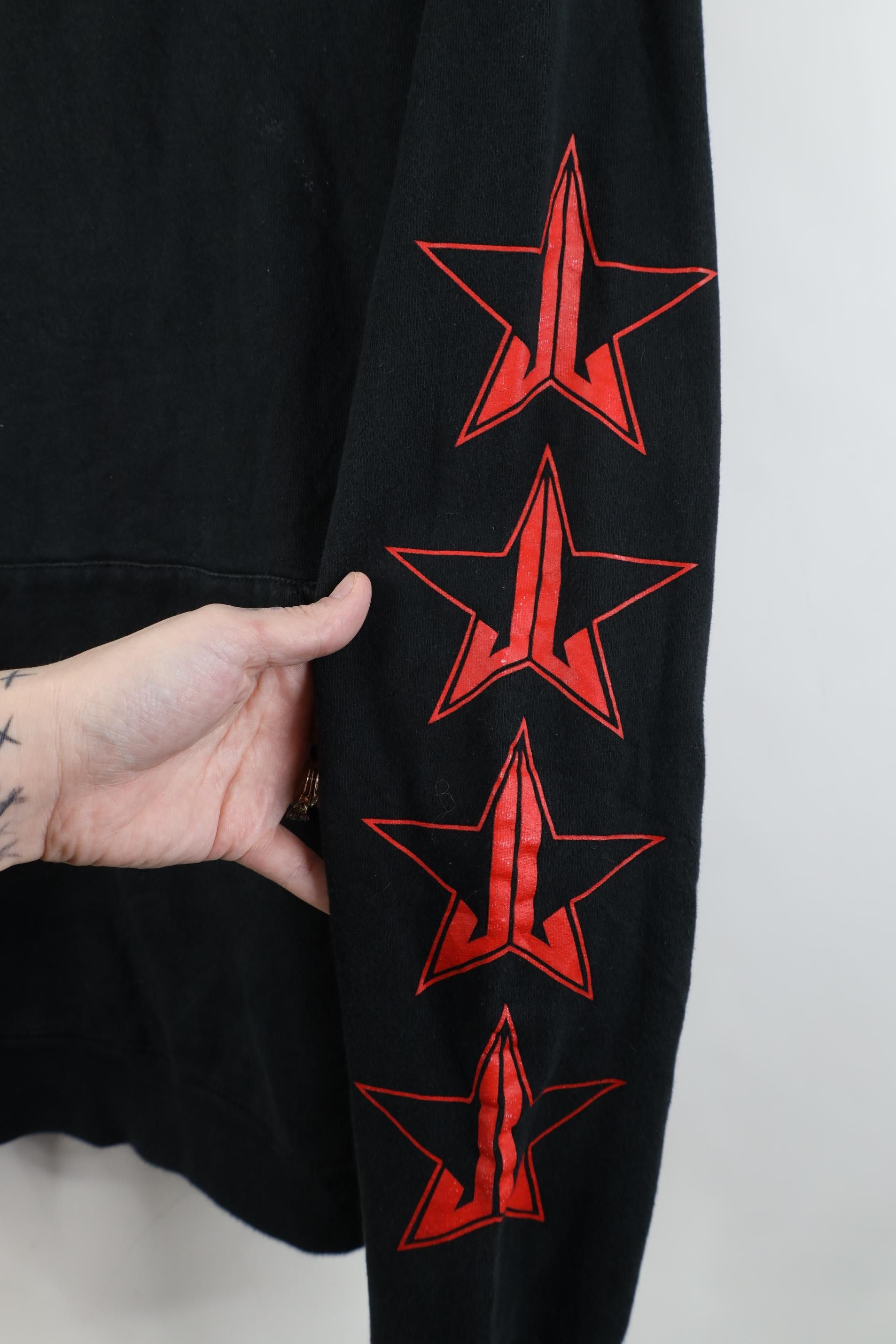 Vintage Jeffree Star Cosmetics 5 Year Anniversary Heavyweight Hoodie Size M / US 6-8 / IT 42-44 - 13 Thumbnail