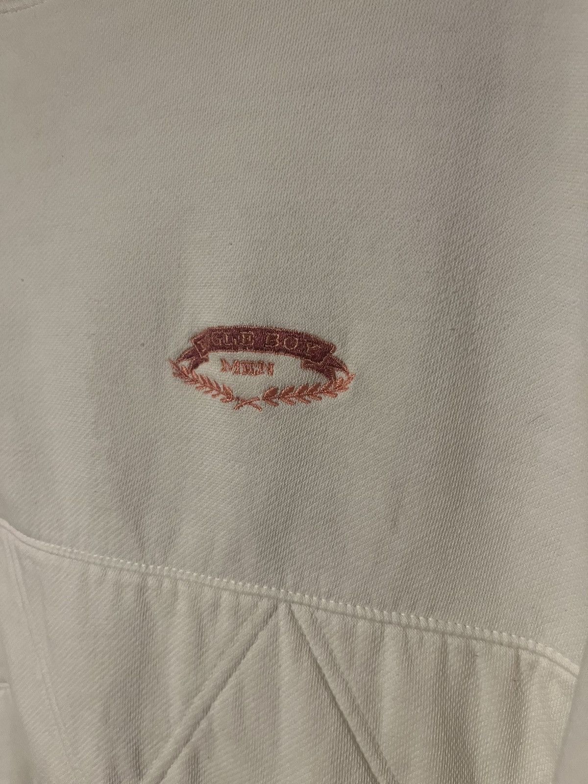 Bugle Boy Vintage 90s Bugle Boy Cropped Padded embroidered Sweater Size S / US 4 / IT 40 - 3 Thumbnail