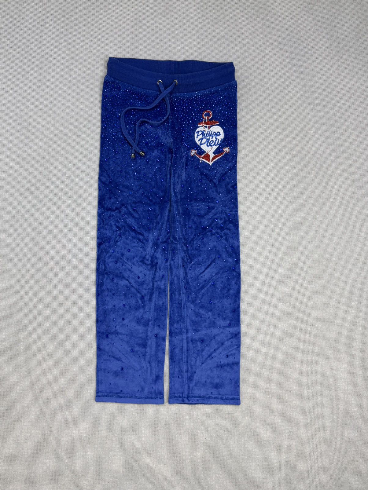 Philipp Plein Philipp Plein Junior Diamond Velvet Trousers Size 22" - 1 Thumbnail