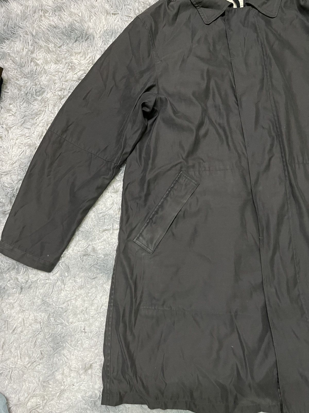 Yohji Yamamoto 90s YOHJI YAMAMOTO LONG JACKET OVERALL FADED Size US XL / EU 56 / 4 - 3 Thumbnail