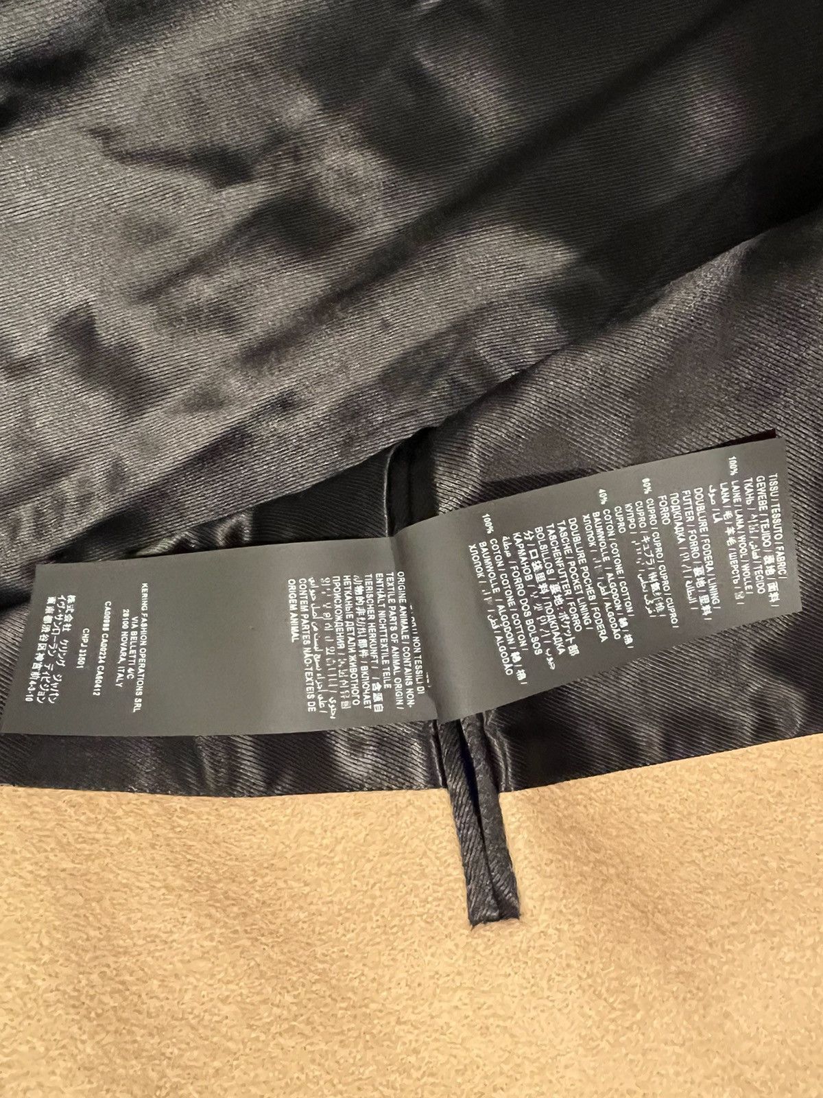 Saint Laurent Paris Saint Laurent slim fit overcoat. 52/42. $3290 Size US L / EU 52-54 / 3 - 9 Thumbnail