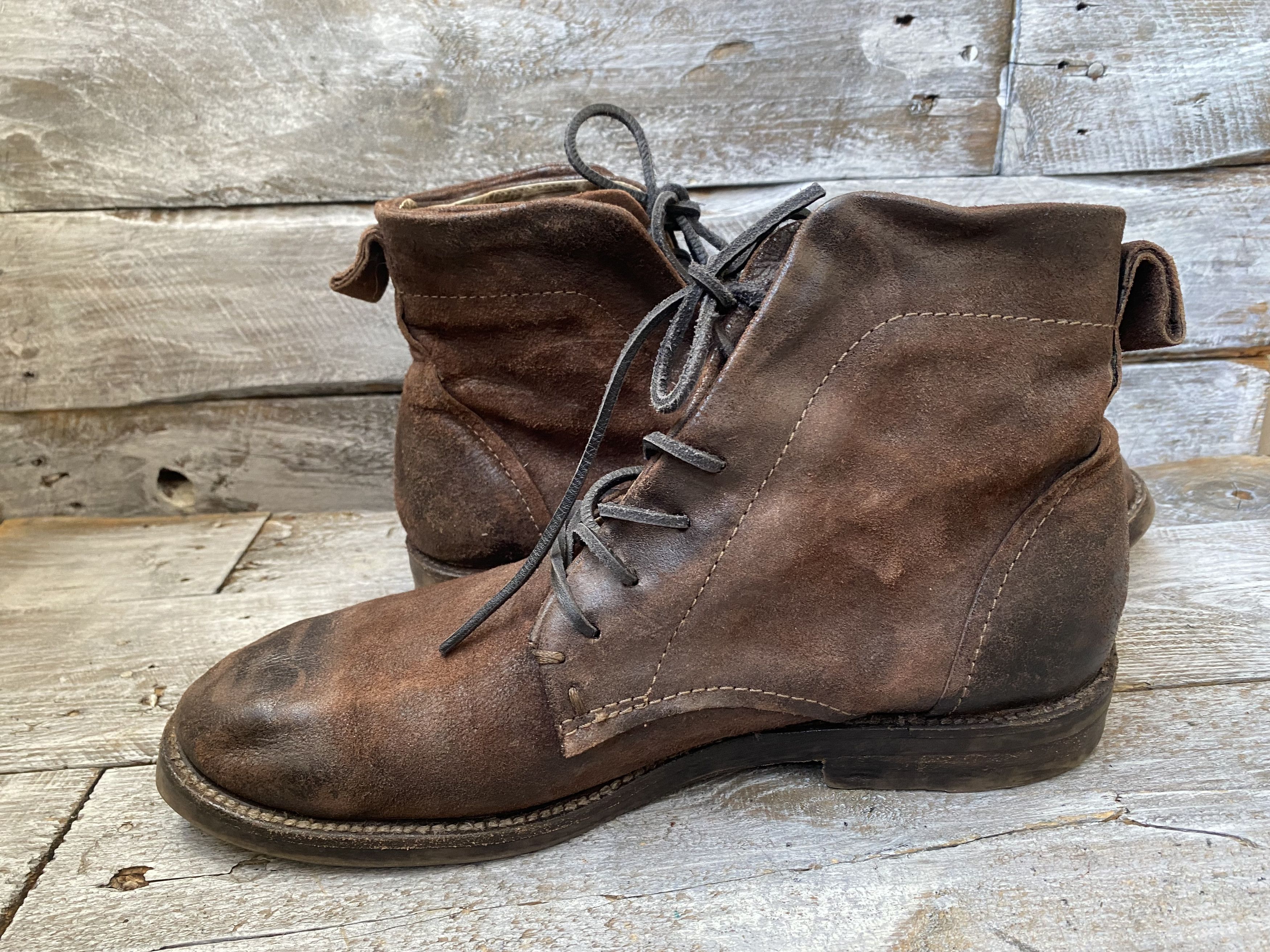 A.S.98 As.98 brown burnished ankle biker combat boots sz 42 Size US 9 / EU 42 - 11 Thumbnail