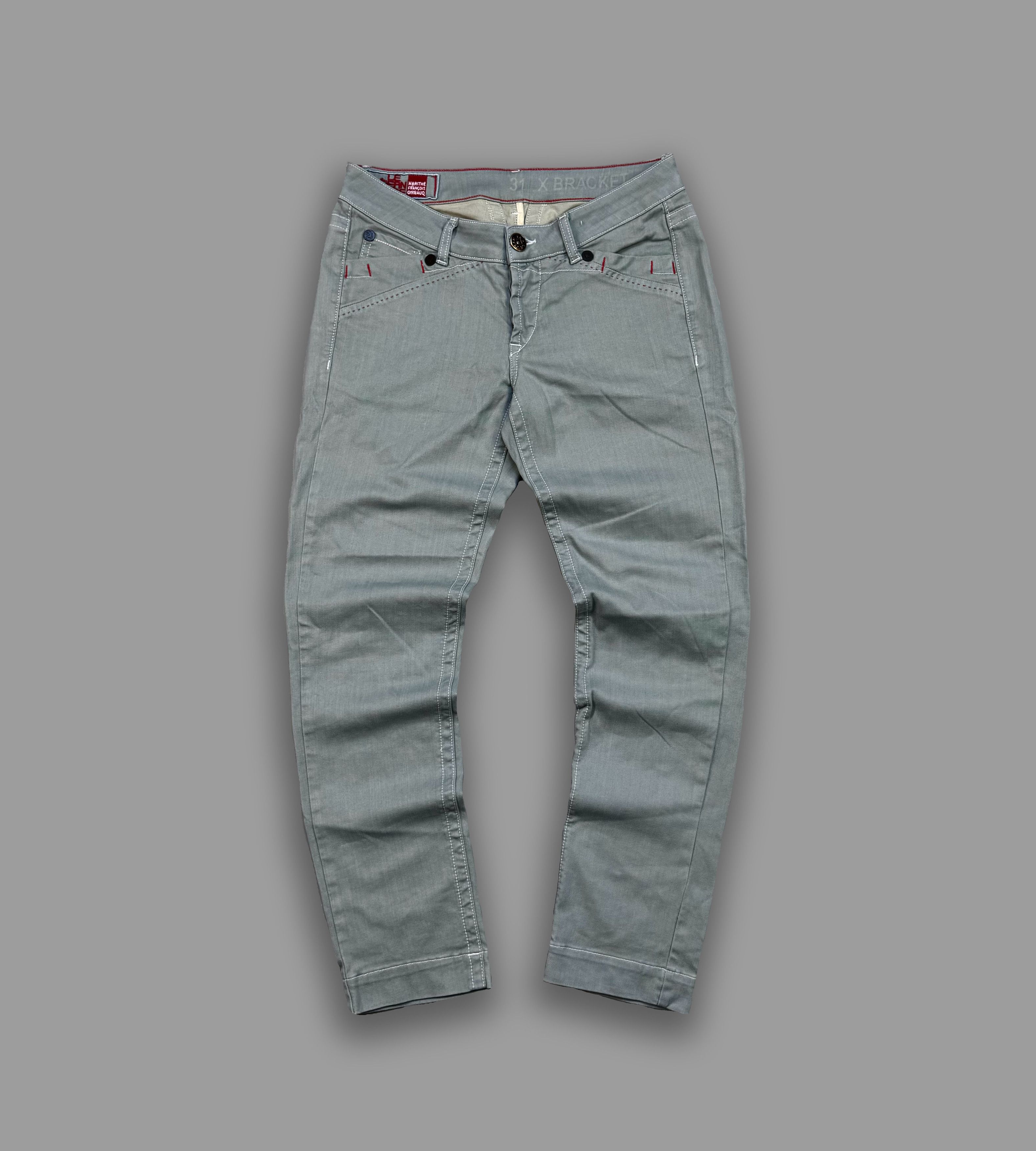 Marithe + Francois Girbaud MARITHE FRANCOIS GIRBAUD X BRACKET WASH JEANS DENIM PANT Size 32" / US 10 / IT 46 - 1 Thumbnail