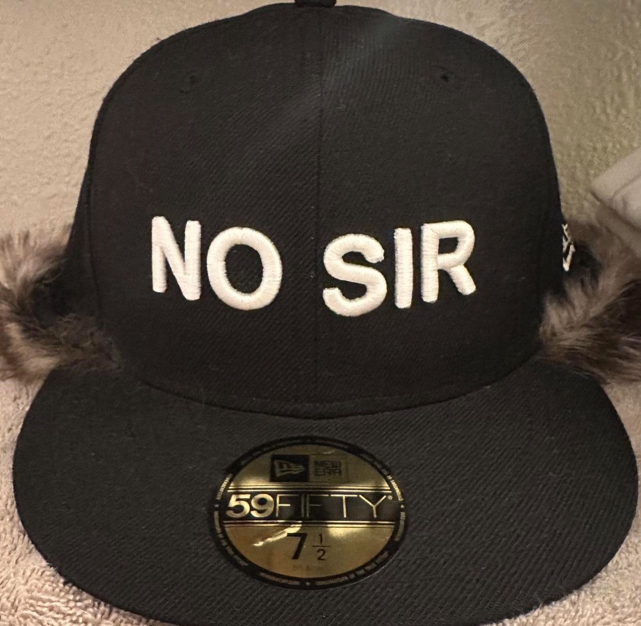 New Era × Undercover Rare New Era Undercover Trapper Fur No Sir Hat Size ONE SIZE - 2 Thumbnail