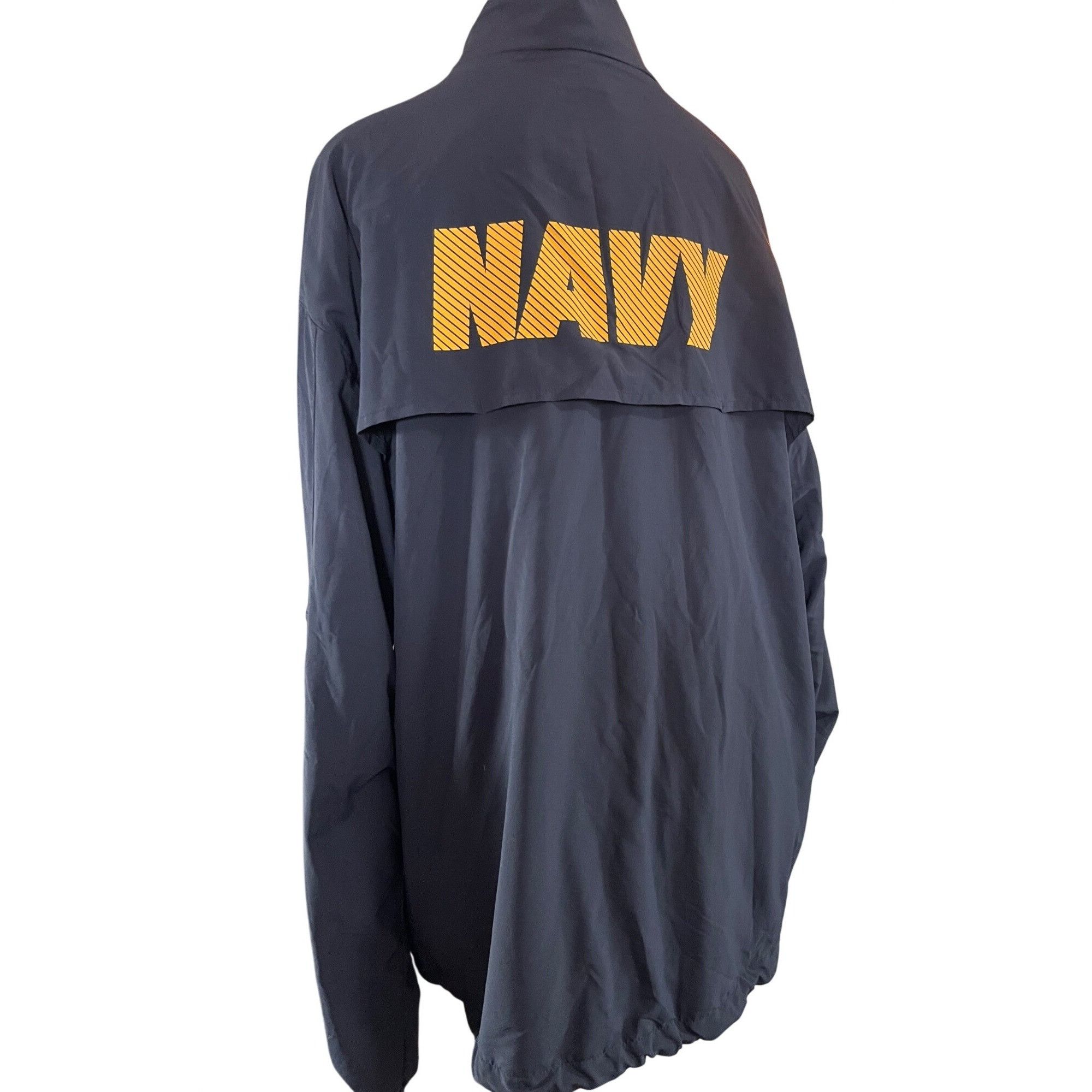 Other US Navy Running Jacket XL Nylon Polyester Black Yellow Size US XL / EU 56 / 4 - 3 Thumbnail