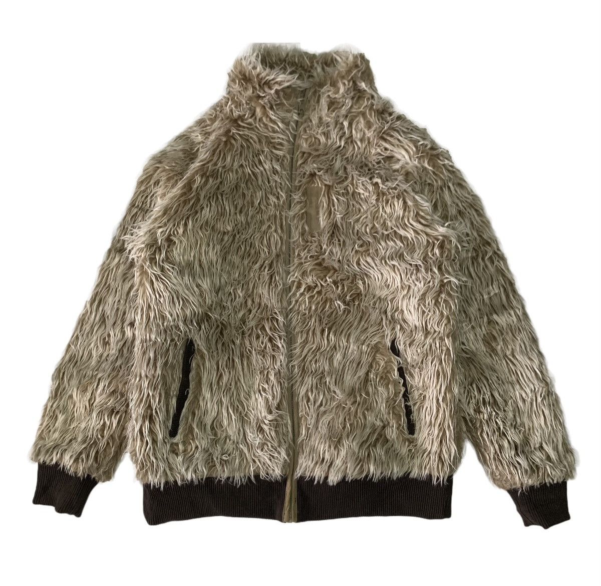 Japanese Brand Rare Hairy Style Jacket Reversable Jacket Gym Master Size US L / EU 52-54 / 3 - 1 Thumbnail