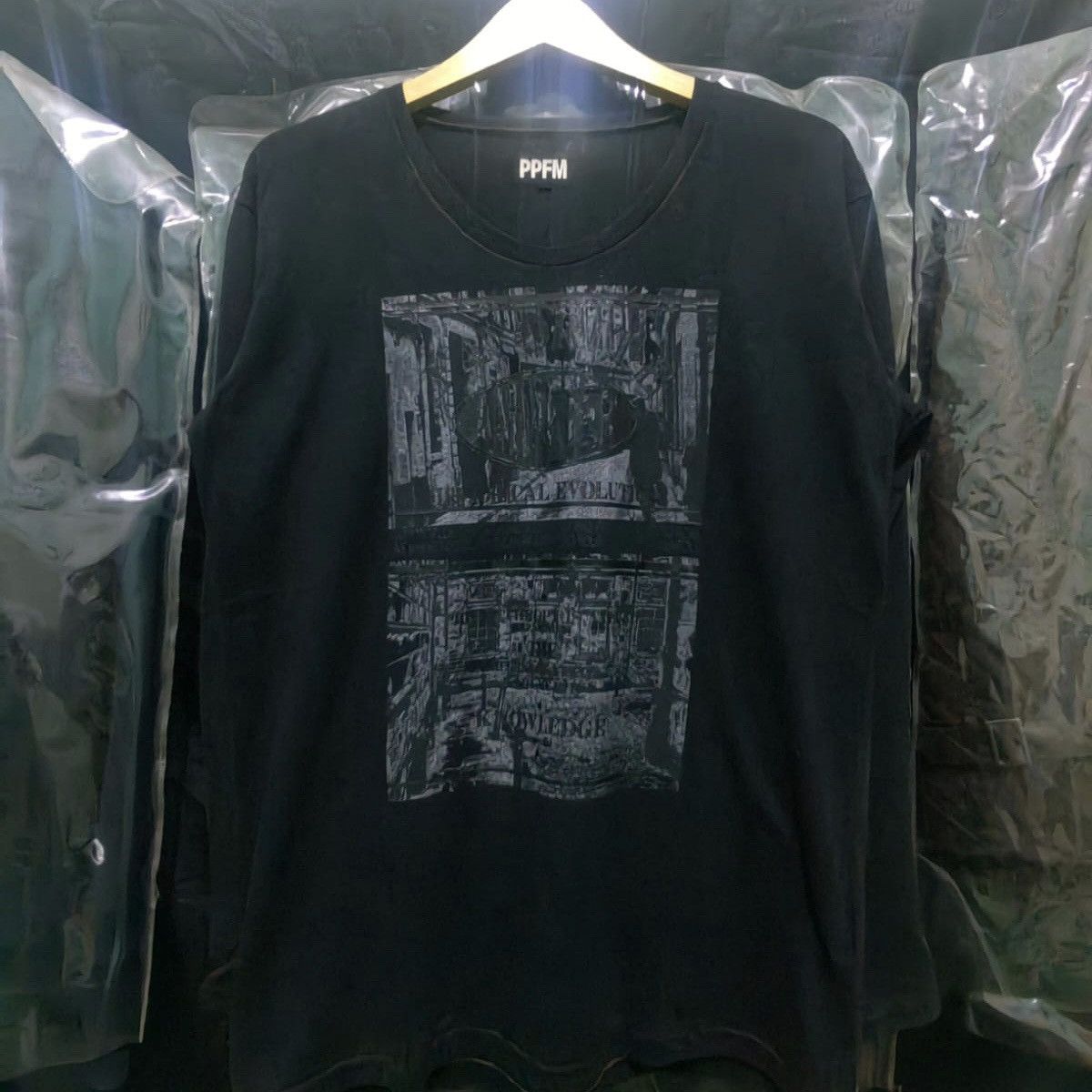 Hysteric Glamour × PPFM PPFM favorite historical evolution long sleeve tee Size US L / EU 52-54 / 3 - 1 Thumbnail