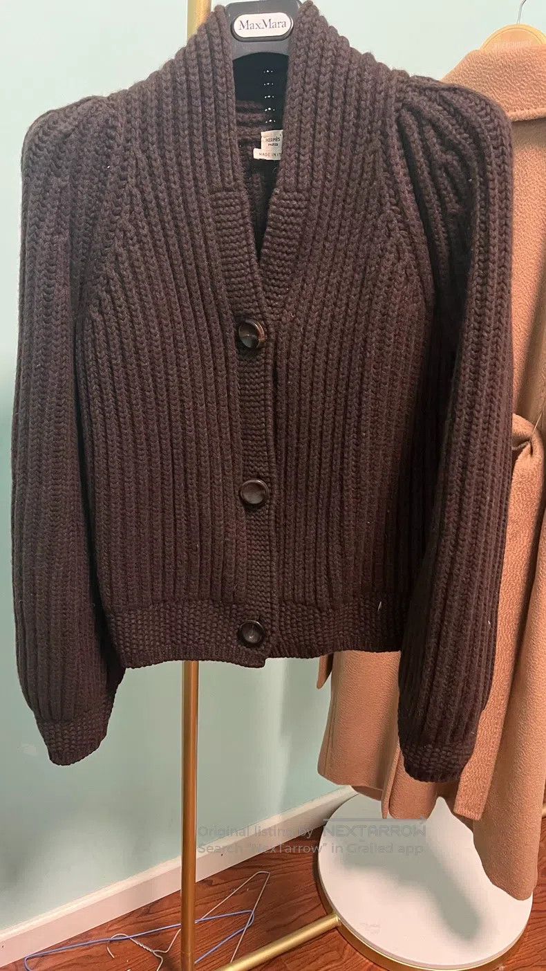 Hermes Hermes Knitted sweater coat Size XS / US 0-2 / IT 36-38 - 4 Thumbnail
