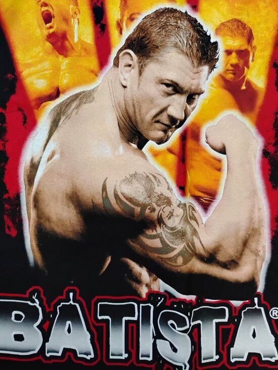 WWE Vintage WWE Hybrid Batista T-Shirt Size US L / EU 52-54 / 3 - 1 Thumbnail