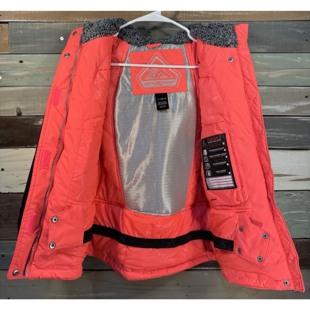 ZeroXposur Zero Xposur Kids Girls Pink Lightweight Puffy Puffer Snow Ja Size L / US 10 / IT 46 - 10 Thumbnail