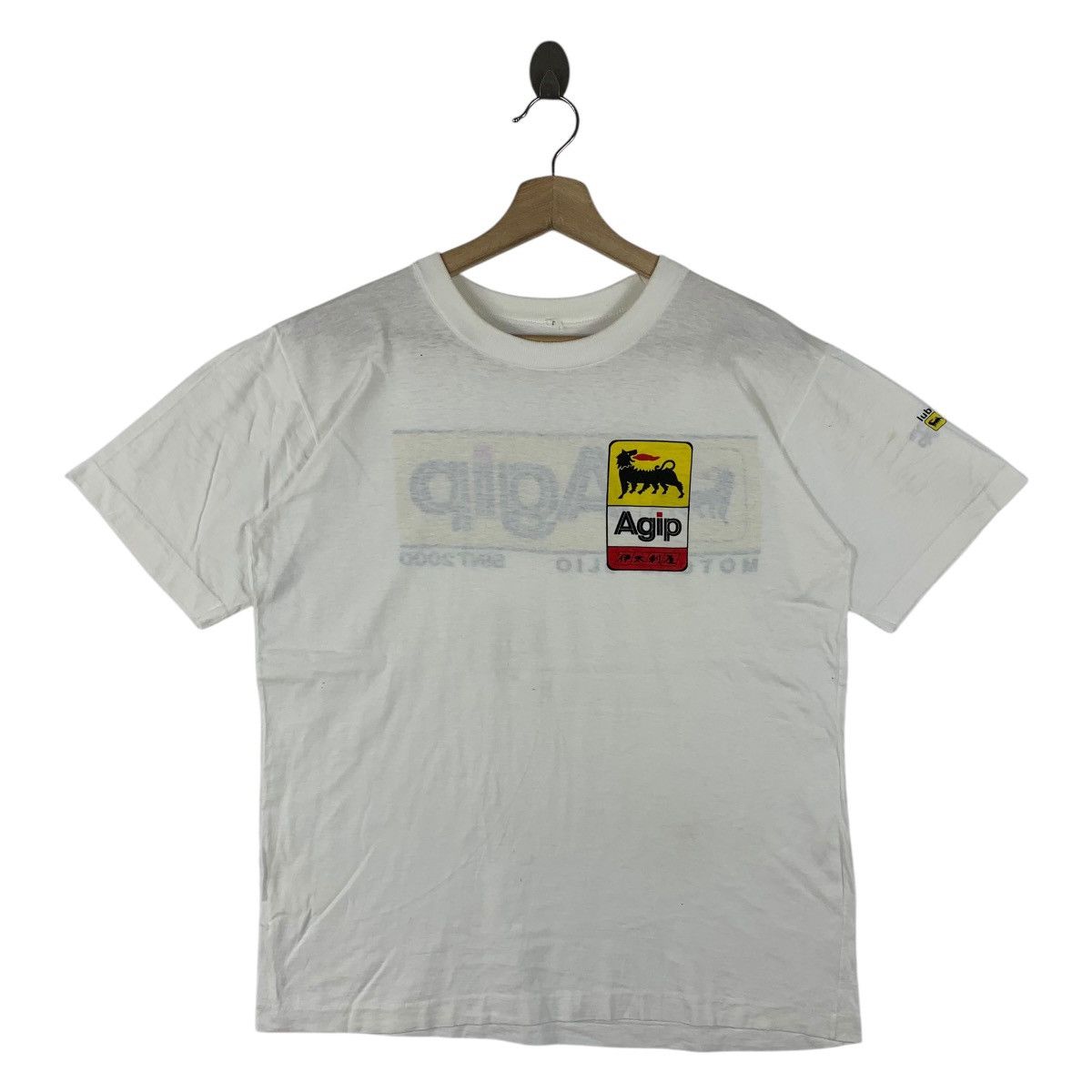 Vintage Vintage AGIP Motor Oil tee Size US L / EU 52-54 / 3 - 2 Thumbnail