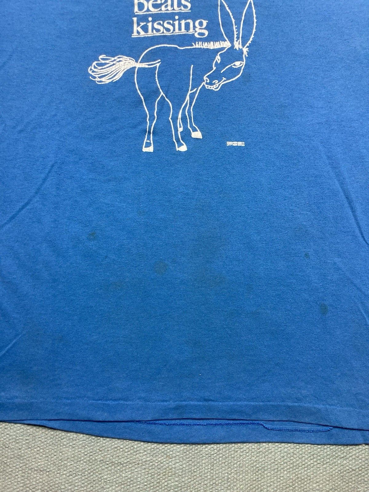 Vintage t shirt job posting beats kissing ass donkey Union strike XL Size US XL / EU 56 / 4 - 4 Thumbnail