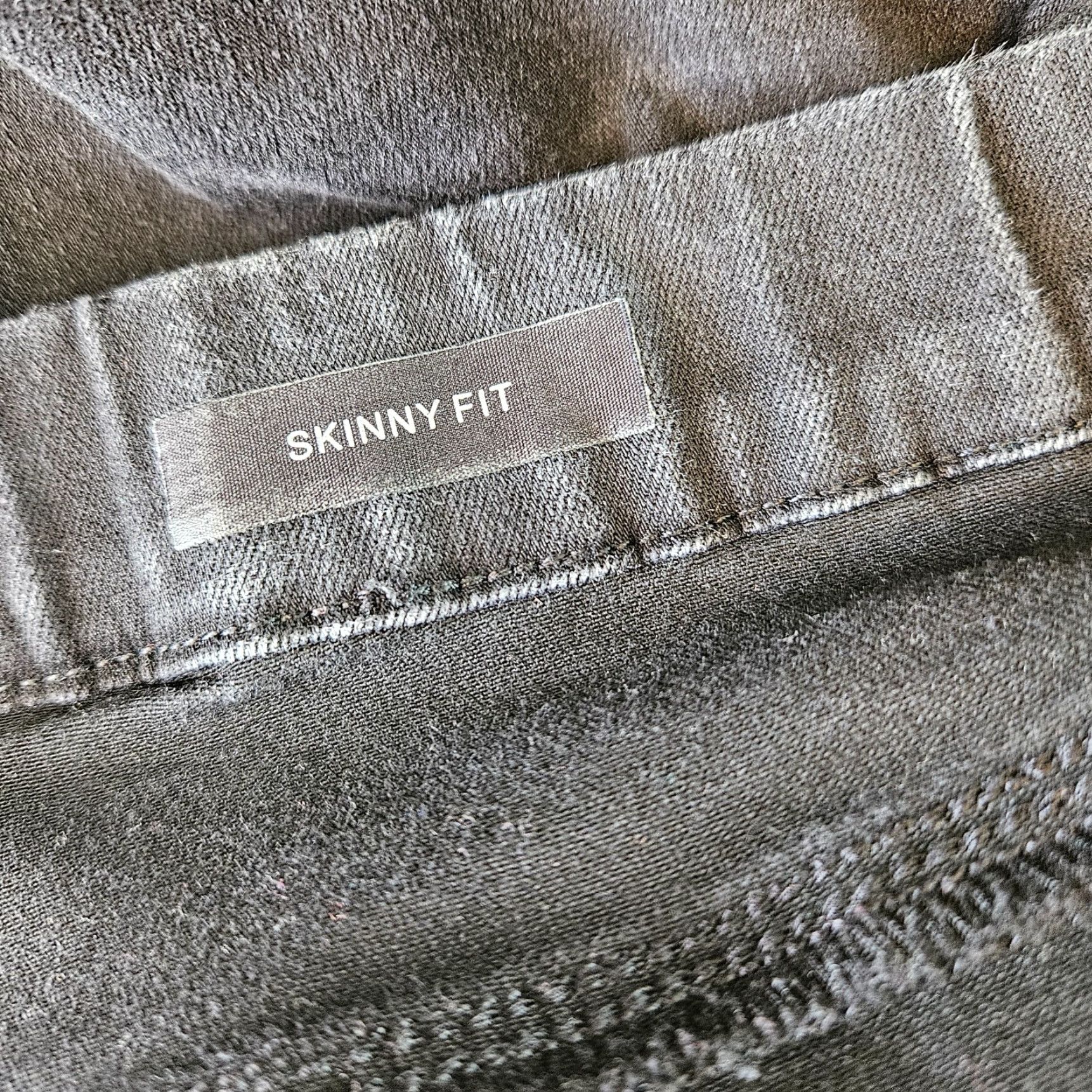Vintage Judy Blue Womens Skinny Fit Jeans Sz 15 Black High Rise Denim Cotton Blend Regular Rise 11" Inseam 26.5" Waist 18" Size 36" / US 14 / IT 50 - 7 Thumbnail