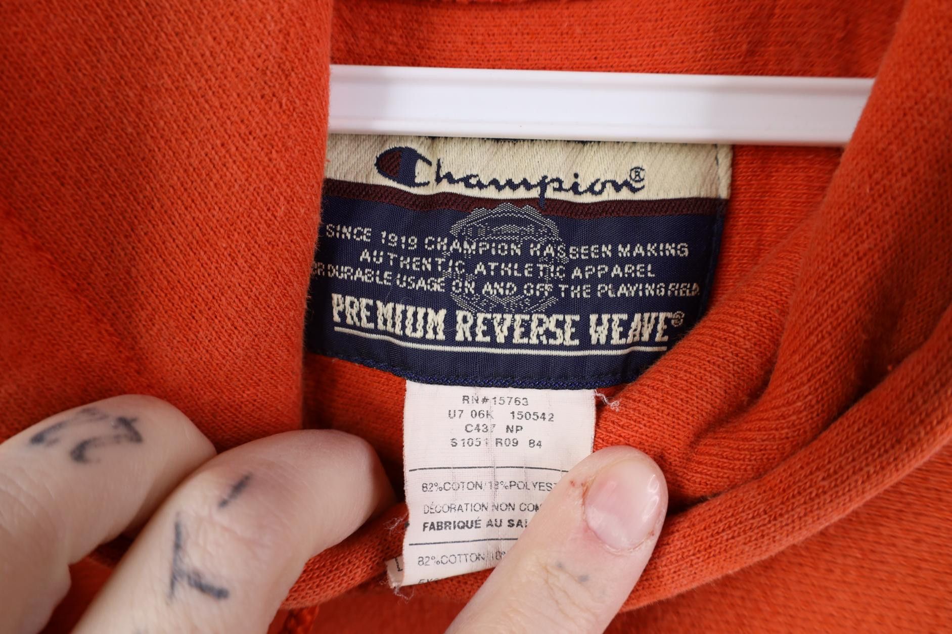 Champion Vintage 90s Champion Reverse University of Texas Sweatshirt Size US S / EU 44-46 / 1 - 13 Thumbnail
