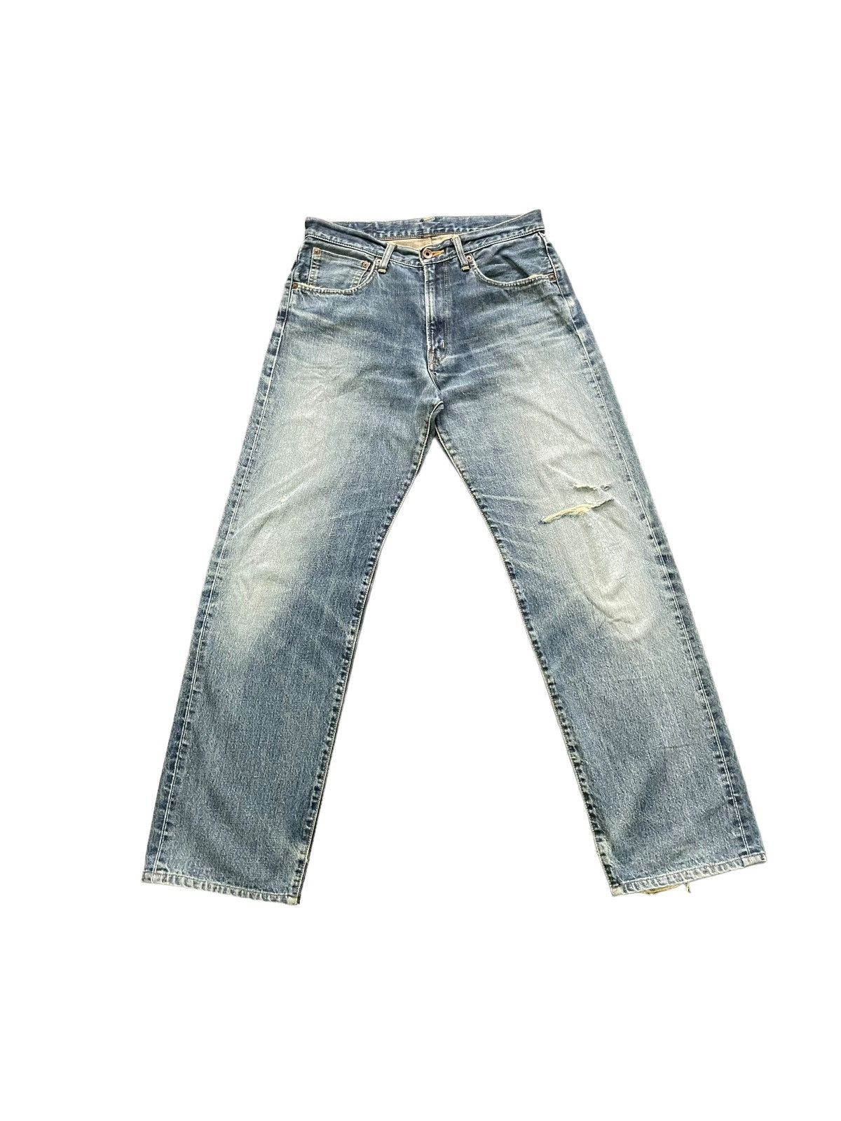 Edwin Vintage Edwin 505 X Selvedge Distresed Denim Size US 32 / EU 48 - 2 Thumbnail