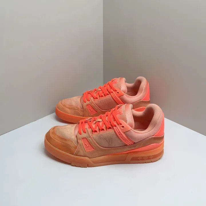 Louis Vuitton Virgil Abloh x Louis Vuitton Stylish Orange Trainers -2508 Size US 8 / EU 41 - 1 Thumbnail