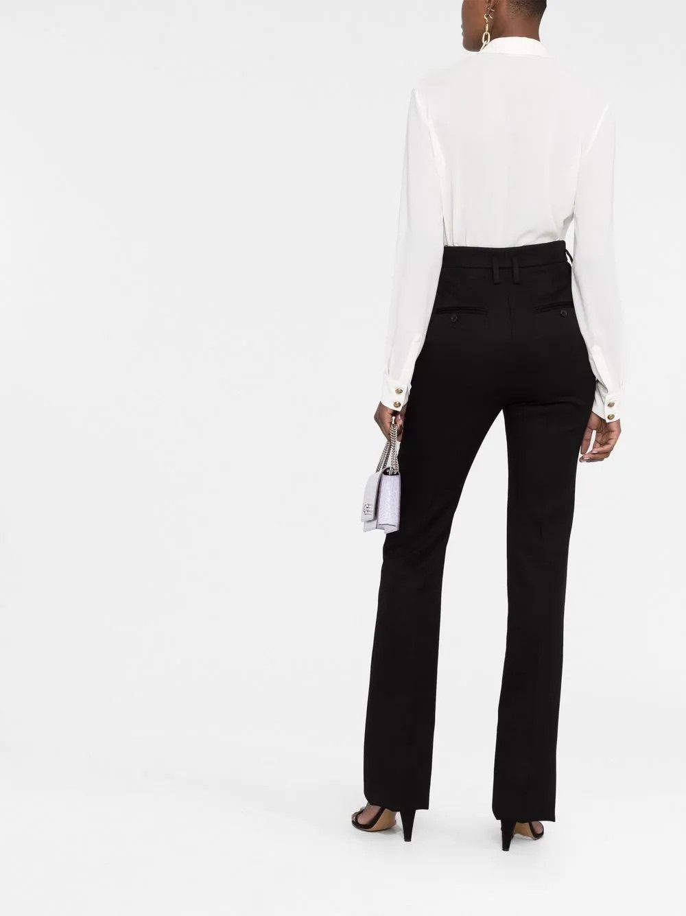 Saint Laurent Paris o1y0126 Casual Pant in Black Size 30" / US 8 / IT 44 - 3 Thumbnail