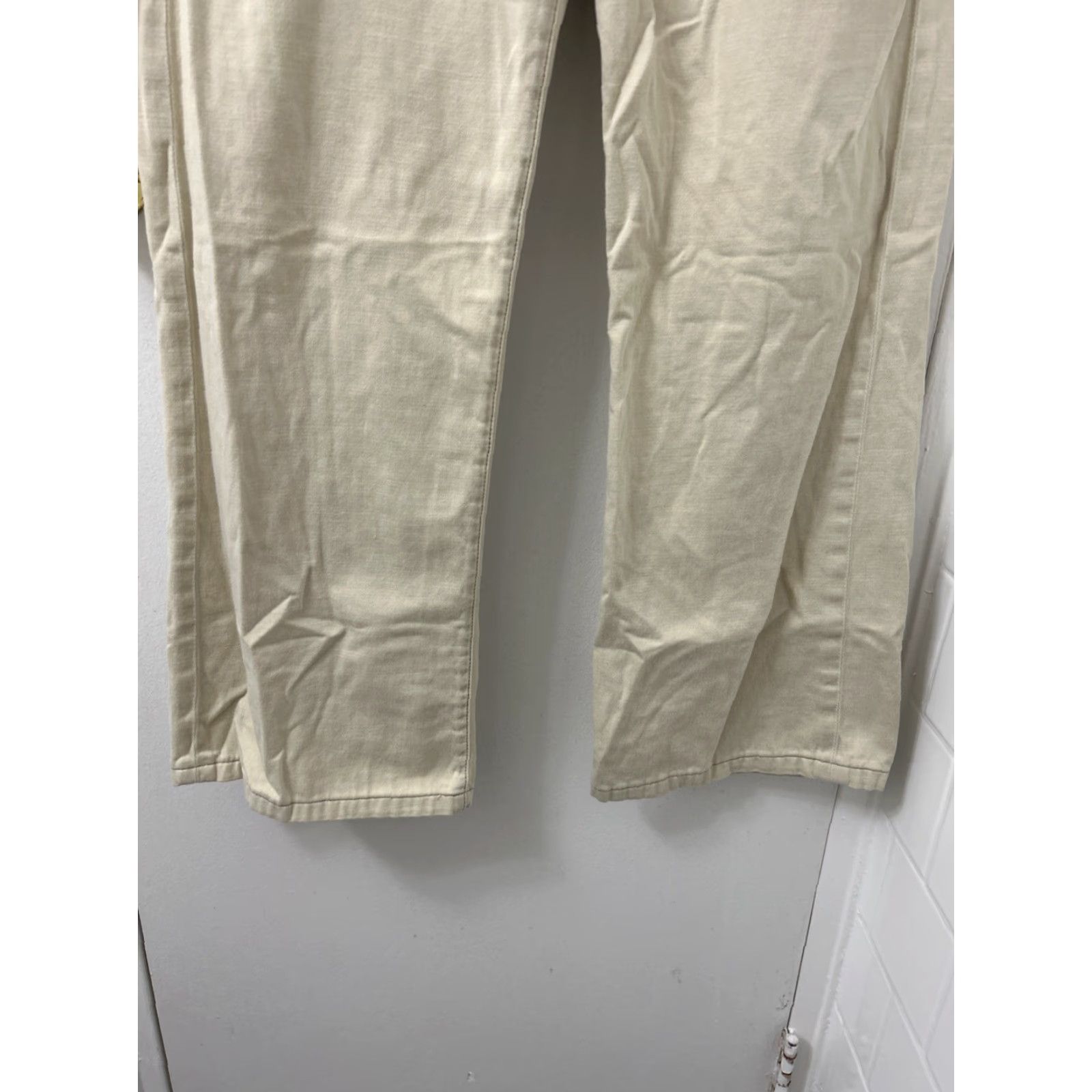 7 For All Mankind VINTAGE 7 For All Mankind Jeans Mens 30x27 Beige MADE IN USA Relaxed/Straight Fit 5-Pocket Denim Pants USA Mens Size US 30 / EU 46 - 3 Thumbnail