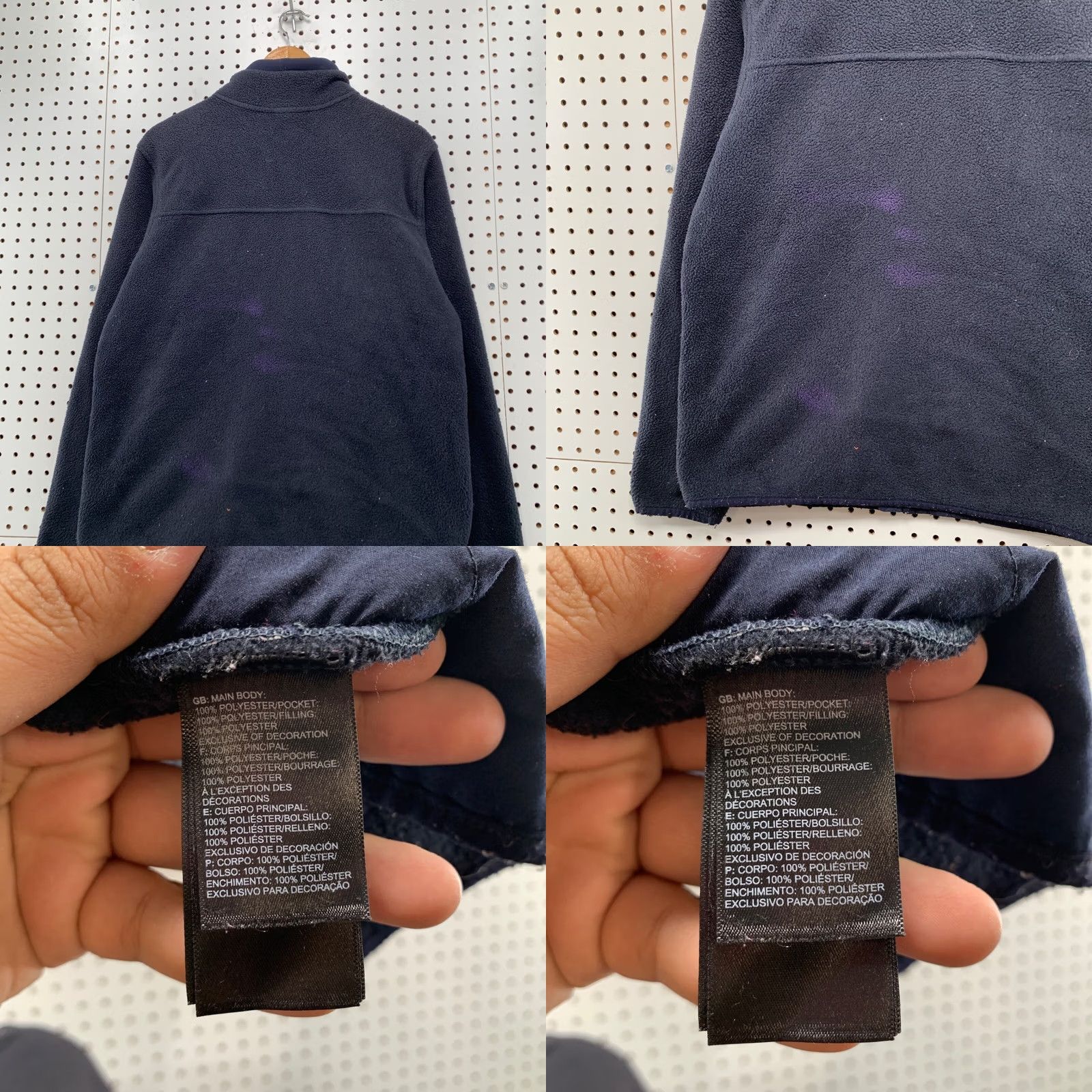 The North Face The North Face Fleece Sherpa Jacket Mens M Blue Zip Casual Pocket Size US M / EU 48-50 / 2 - 10 Thumbnail