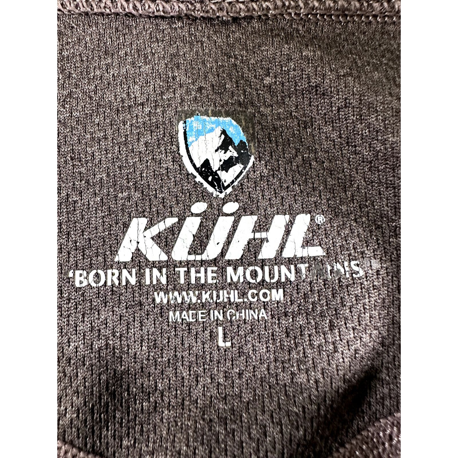 Kuhl Kuhl Polo Shirt Men Large Brown 1/4 Zip Coffeena Performance Size US L / EU 52-54 / 3 - 6 Thumbnail