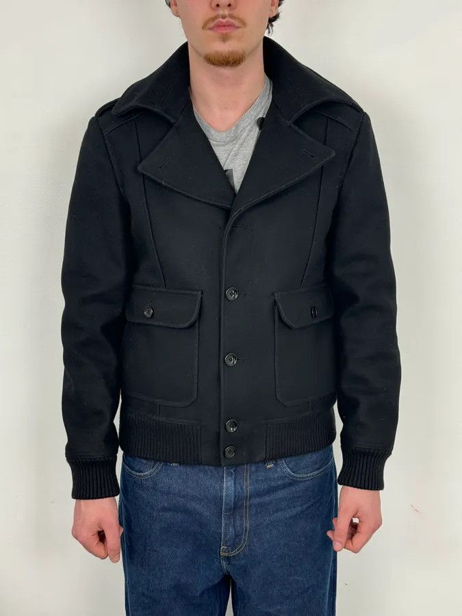 Dolce & Gabbana AW2006 Dolce & Gabbana Black Classy Buttoned Wool Jacket Size US M / EU 48-50 / 2 - 2 Thumbnail