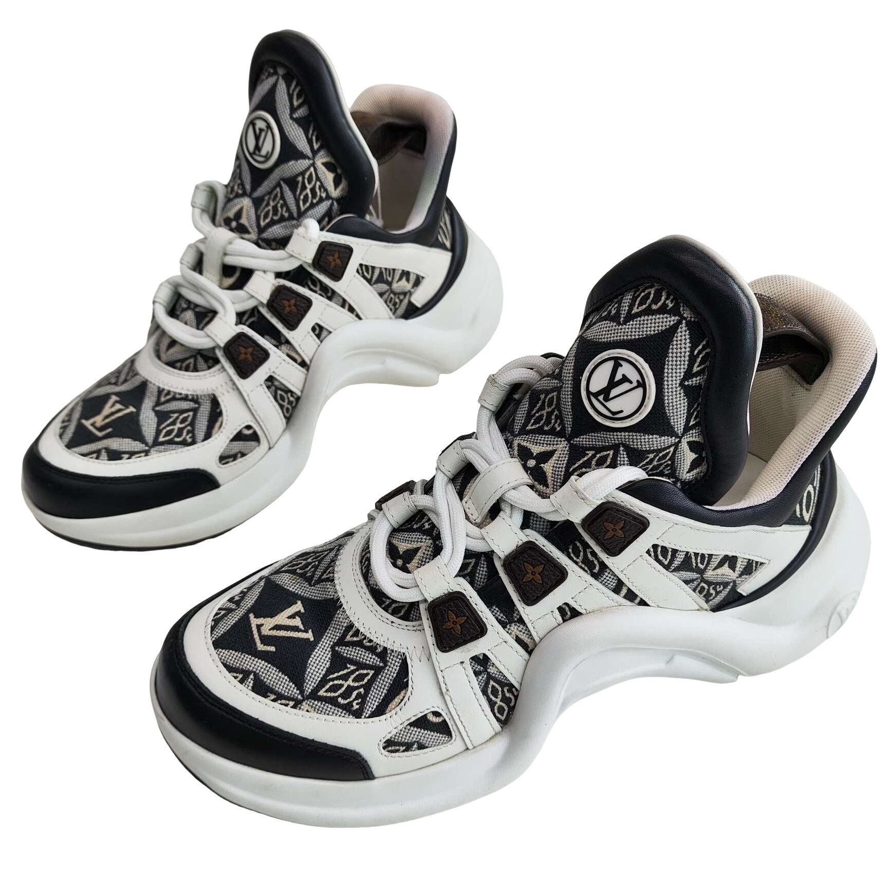 Louis Vuitton Louis Vuitton Archlight Monogram Sneakers Size 37 Size US 7 / IT 37 - 1 Thumbnail