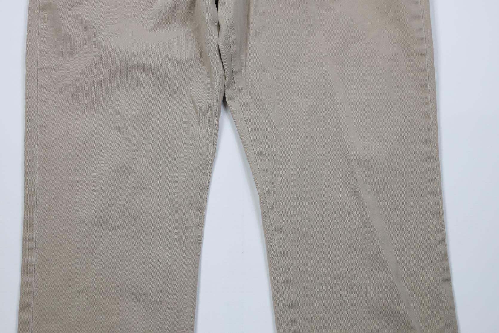 Polo Ralph Lauren Vintage Y2K Ralph Lauren Wide Leg Chino Pants Trousers Beige Size US 38 / EU 54 - 3 Thumbnail