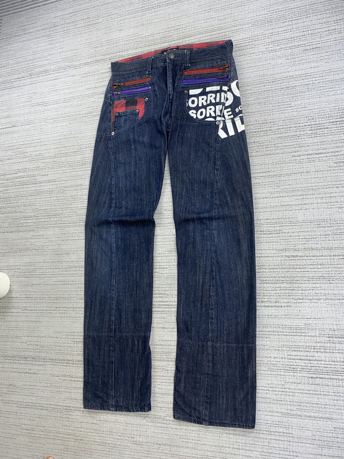 Hysteric Glamour Vintage Sorridere Hysteric Style Punk Design Denim Pants Size US 31 - 5 Thumbnail