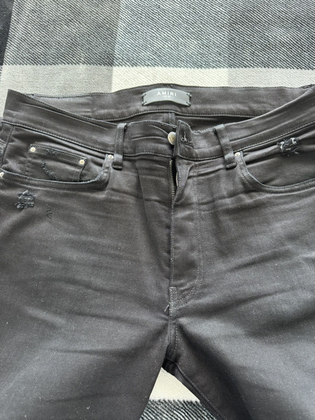 Amiri Amiri Stack Distressed Slim fit jeans size 34 Size US 34 / EU 50 - 10 Thumbnail