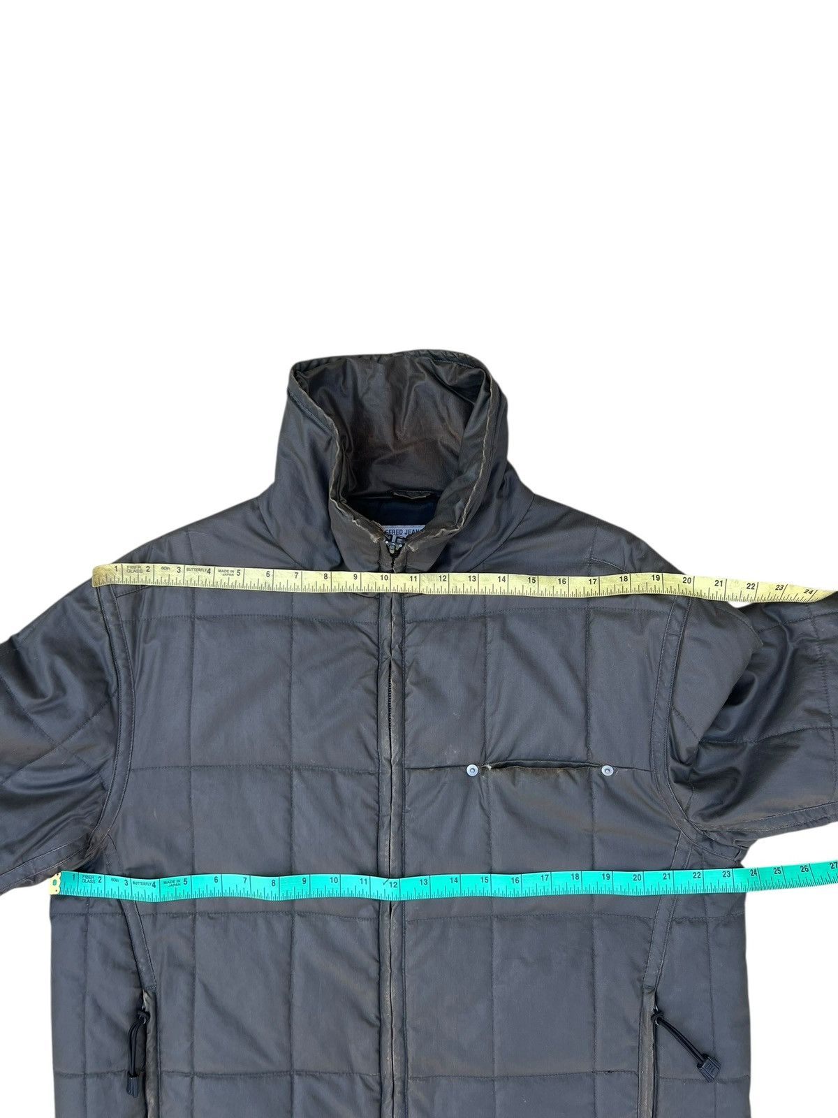 Levi's 2001 Levi’s Engineered Distress Fade Waxed Puffer Jacket Size US L / EU 52-54 / 3 - 4 Thumbnail