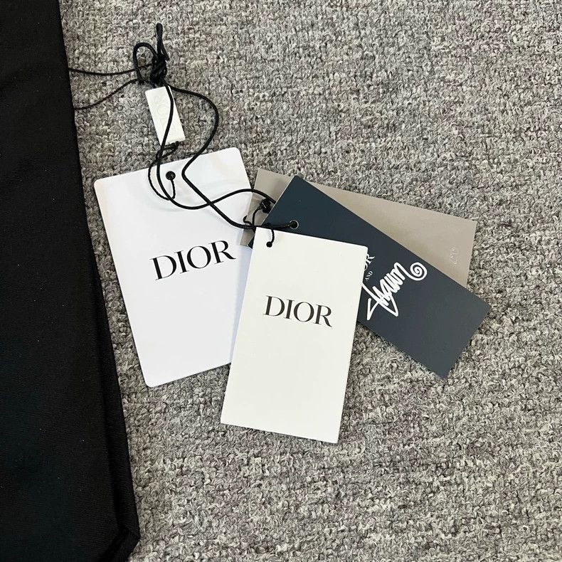 Dior Dior dior stussy collaboration bee pattern tie-2507 Size ONE SIZE - 2 Thumbnail