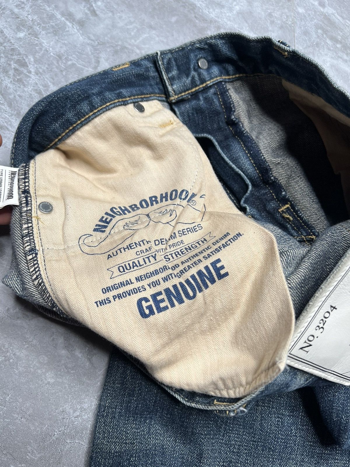Neighborhood Neighborhood 14oz Washed Dp Narrow Jeans Size US 29 - 16 Thumbnail
