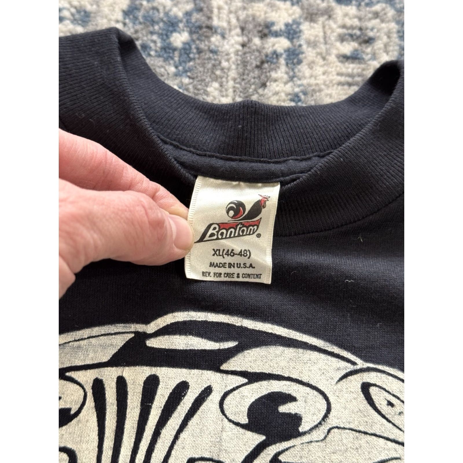 Jeep VINTAGE Bantam T-Shirt Cars 80s Tee XL Black Men Short Sleeve Crew Neck 1980s Graphic Print Size US XL / EU 56 / 4 - 3 Thumbnail