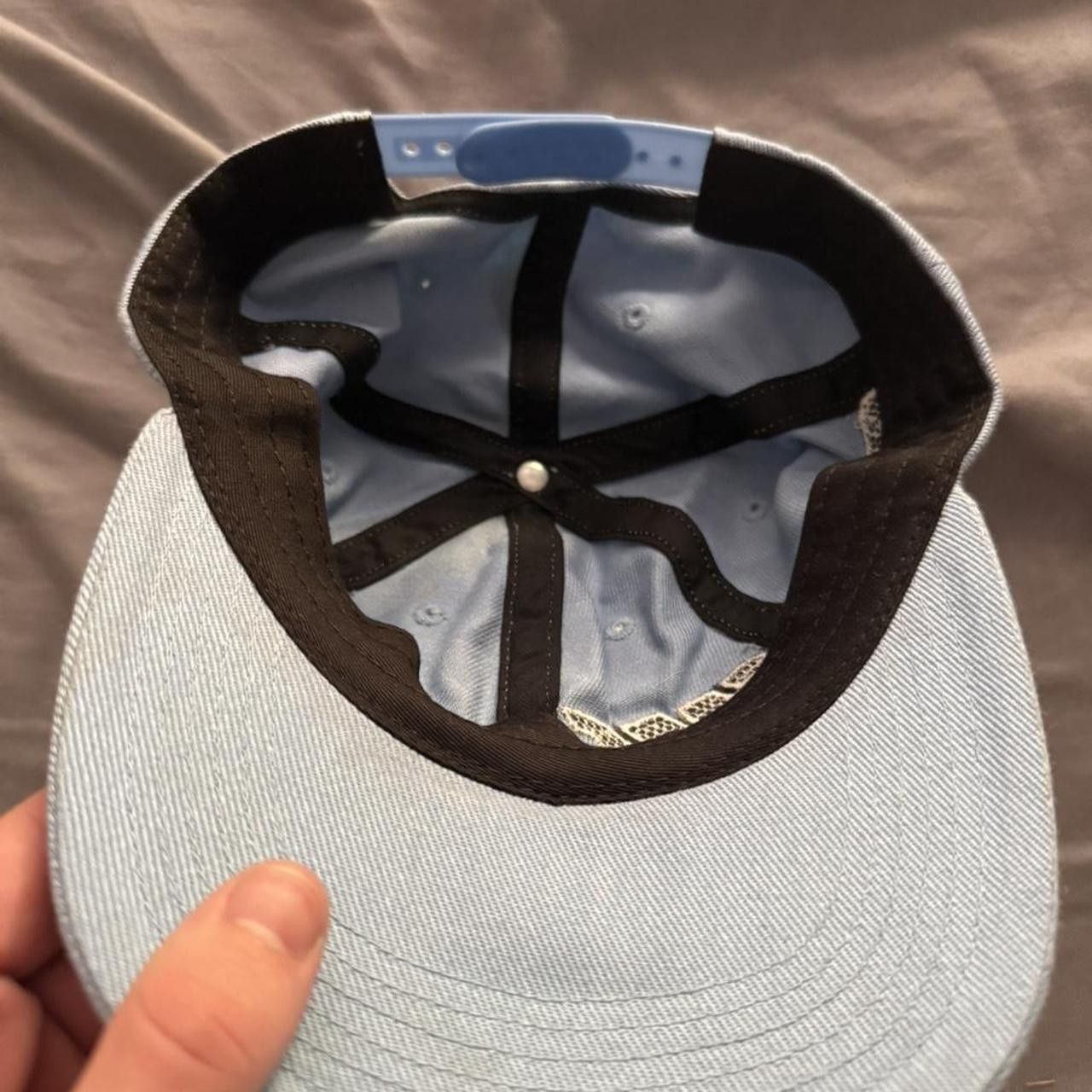 Supreme Blue Supreme Snap Back Hat Size ONE SIZE - 3 Thumbnail