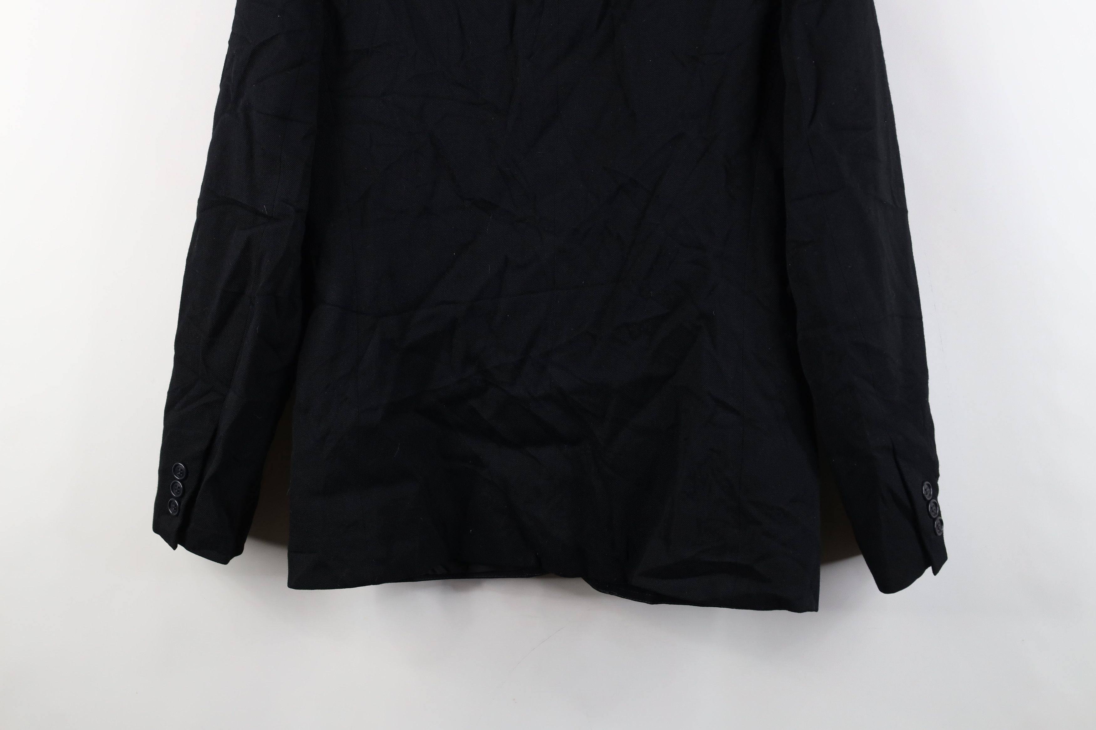 Vintage Vintage 70s Streetwear Wool Suit Coat Blazer Jacket Black Size XL / US 12-14 / IT 48-50 - 15 Thumbnail