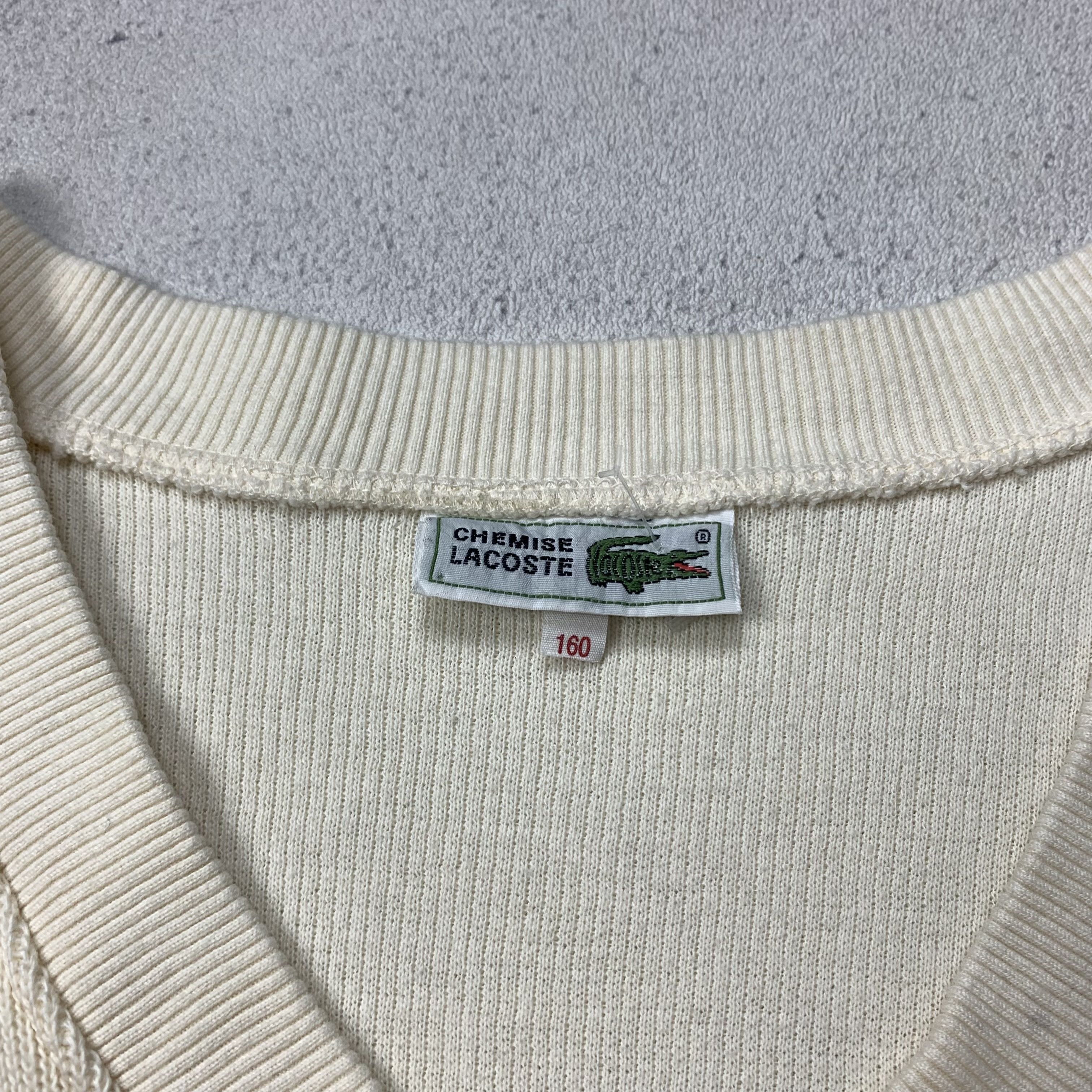 Lacoste Vintage 90s Lacoste Sweater Cardigan Jumper Size US S / EU 44-46 / 1 - 4 Thumbnail