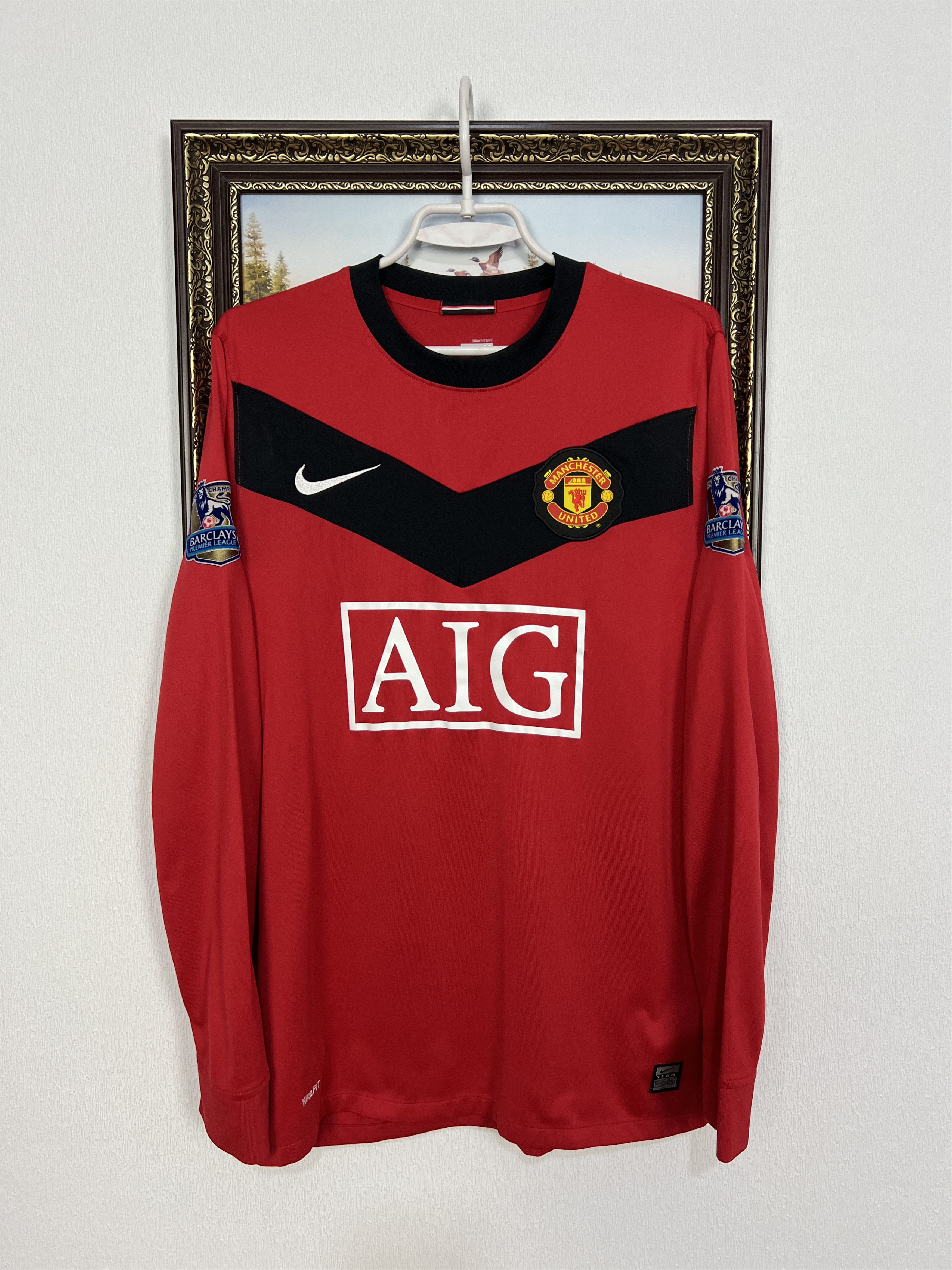Nike Manchester United football shirt Berbatov Long Sleeve Jersey Size US M / EU 48-50 / 2 - 3 Thumbnail