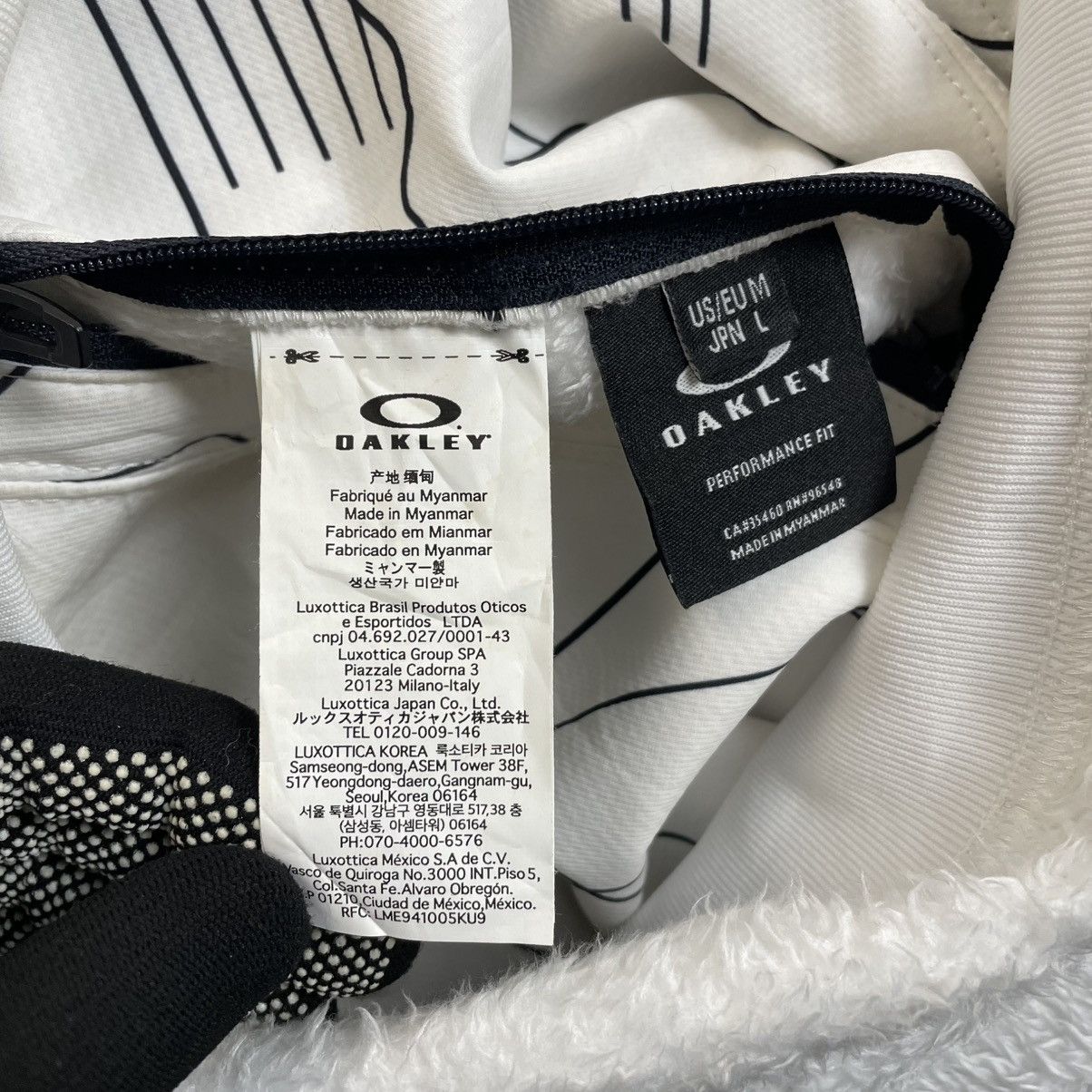 Oakley OAKLEY PERFOMANCE FLEECE / NYLON FULL ZIP REVERSIBLE JACKET Size US L / EU 52-54 / 3 - 13 Thumbnail