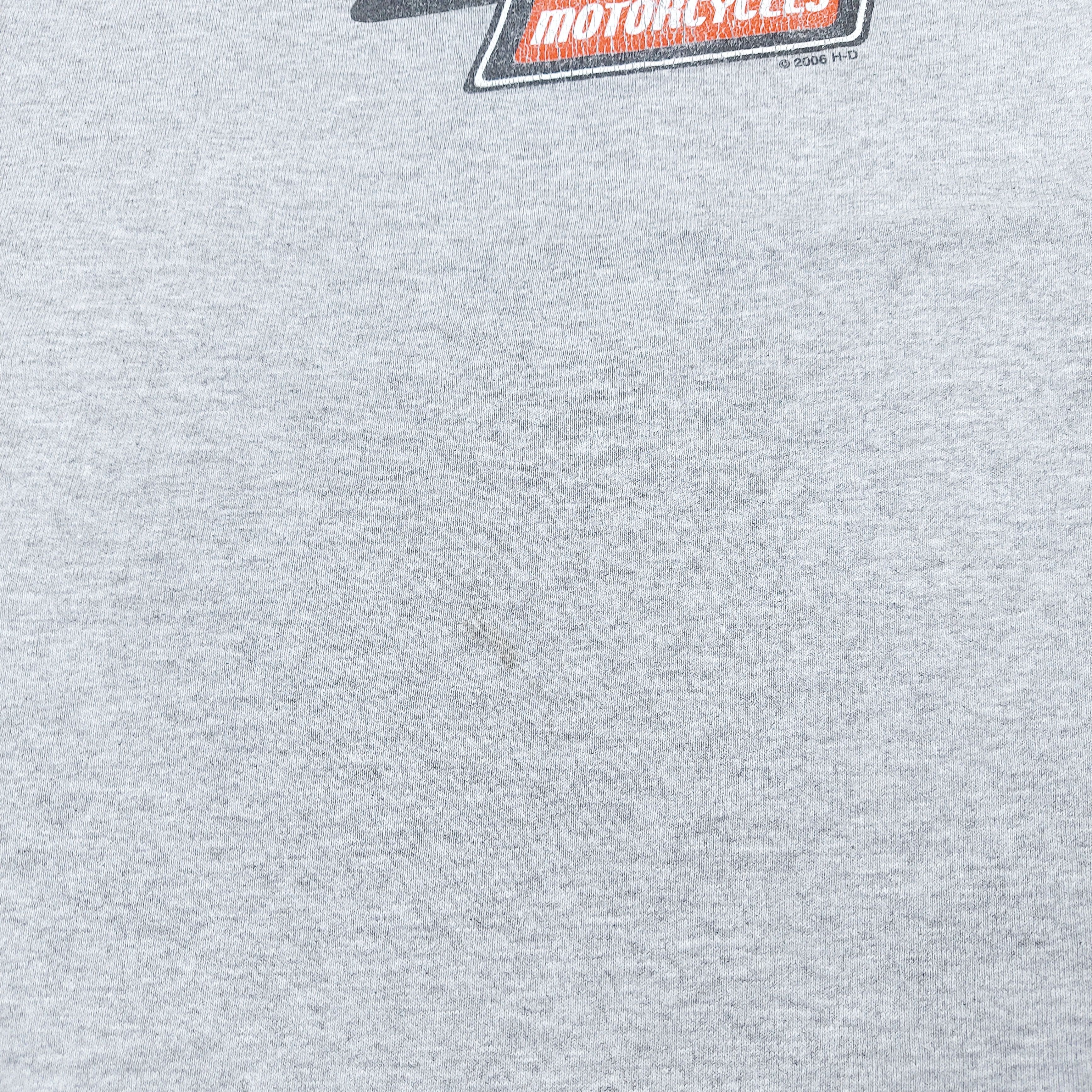 Harley Davidson Vintage 2006 Harley Davidson Motorcycles Zion Shop TEE Size US XXL / EU 58 / 5 - 11 Thumbnail