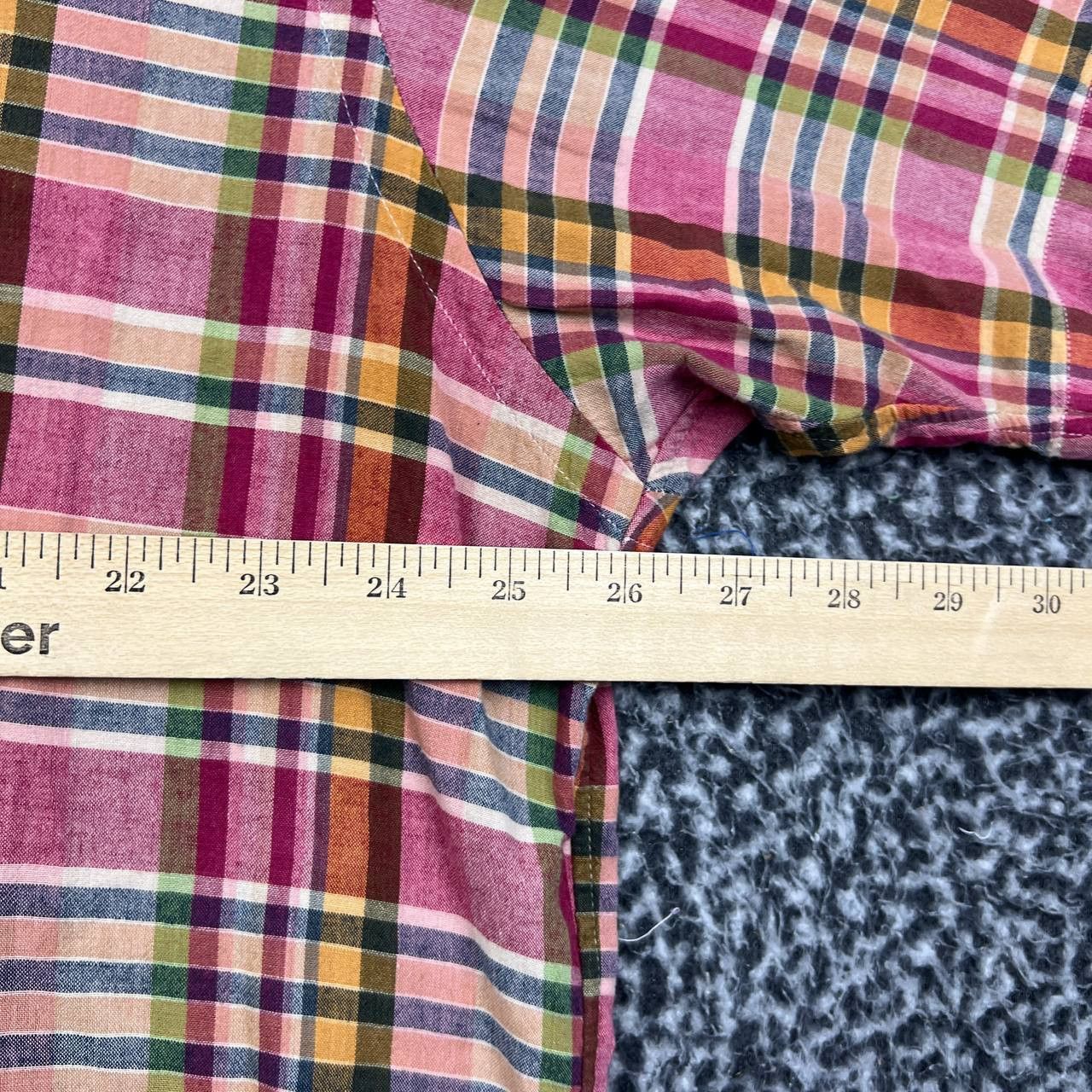 Ralph Lauren Vintage Ralph Lauren Blake Button Down L Plaid ShortSleeve Size US L / EU 52-54 / 3 - 3 Thumbnail