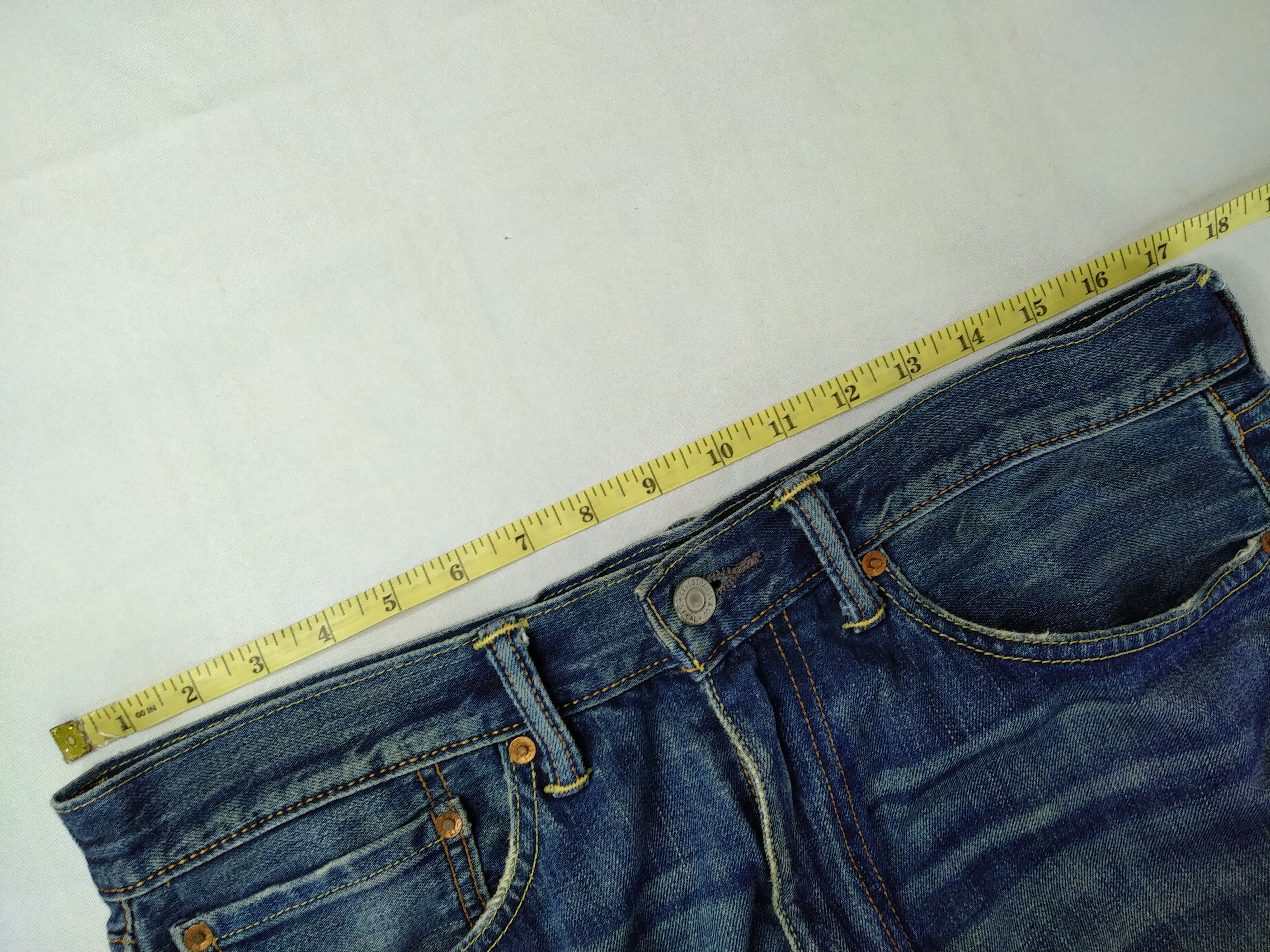 Levi's Dirty Levi's 505 Whisker Denim 34 x 30 -JN650 Size US 34 / EU 50 - 5 Thumbnail